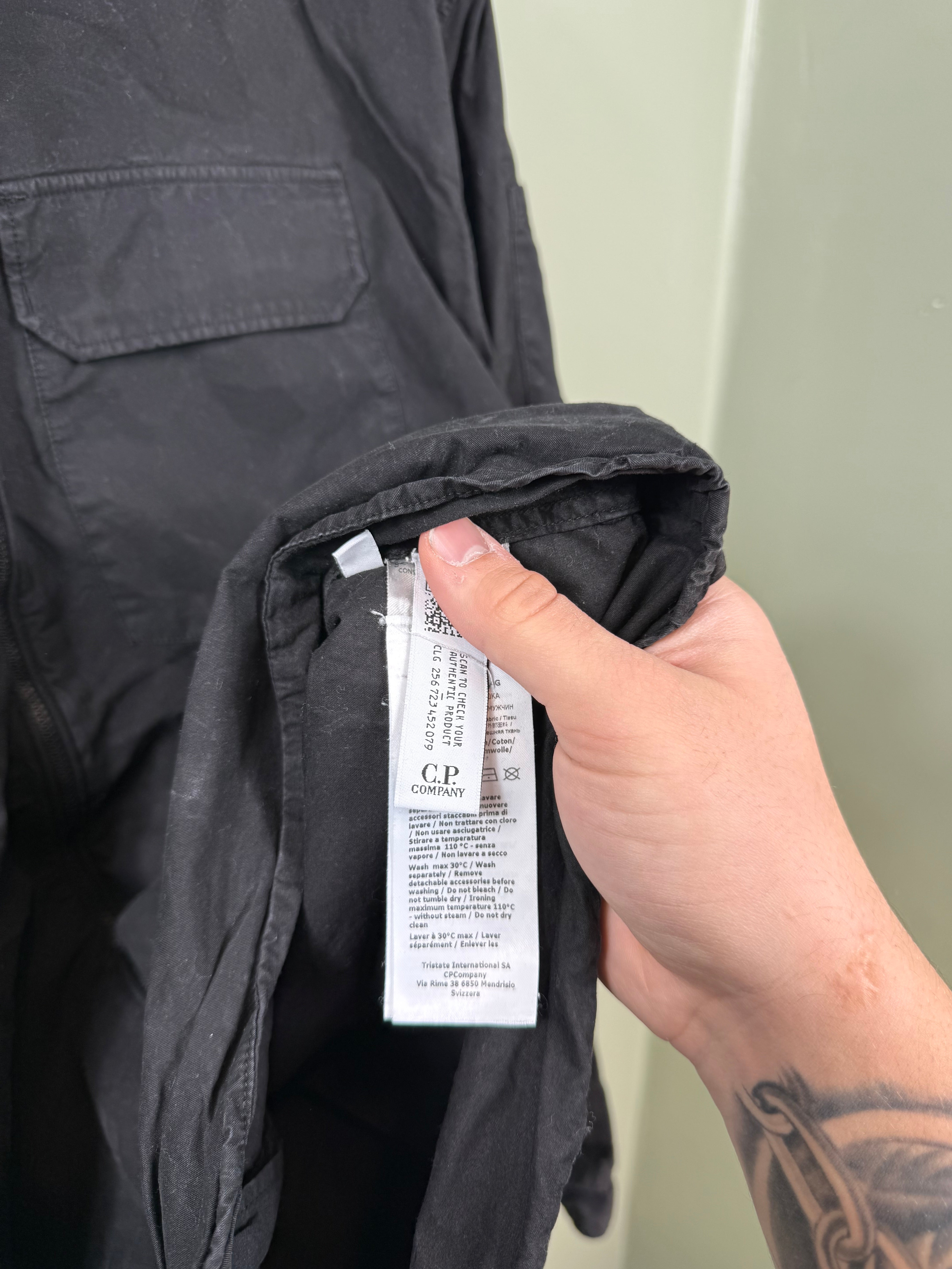 C.P. Company Black Overshirt