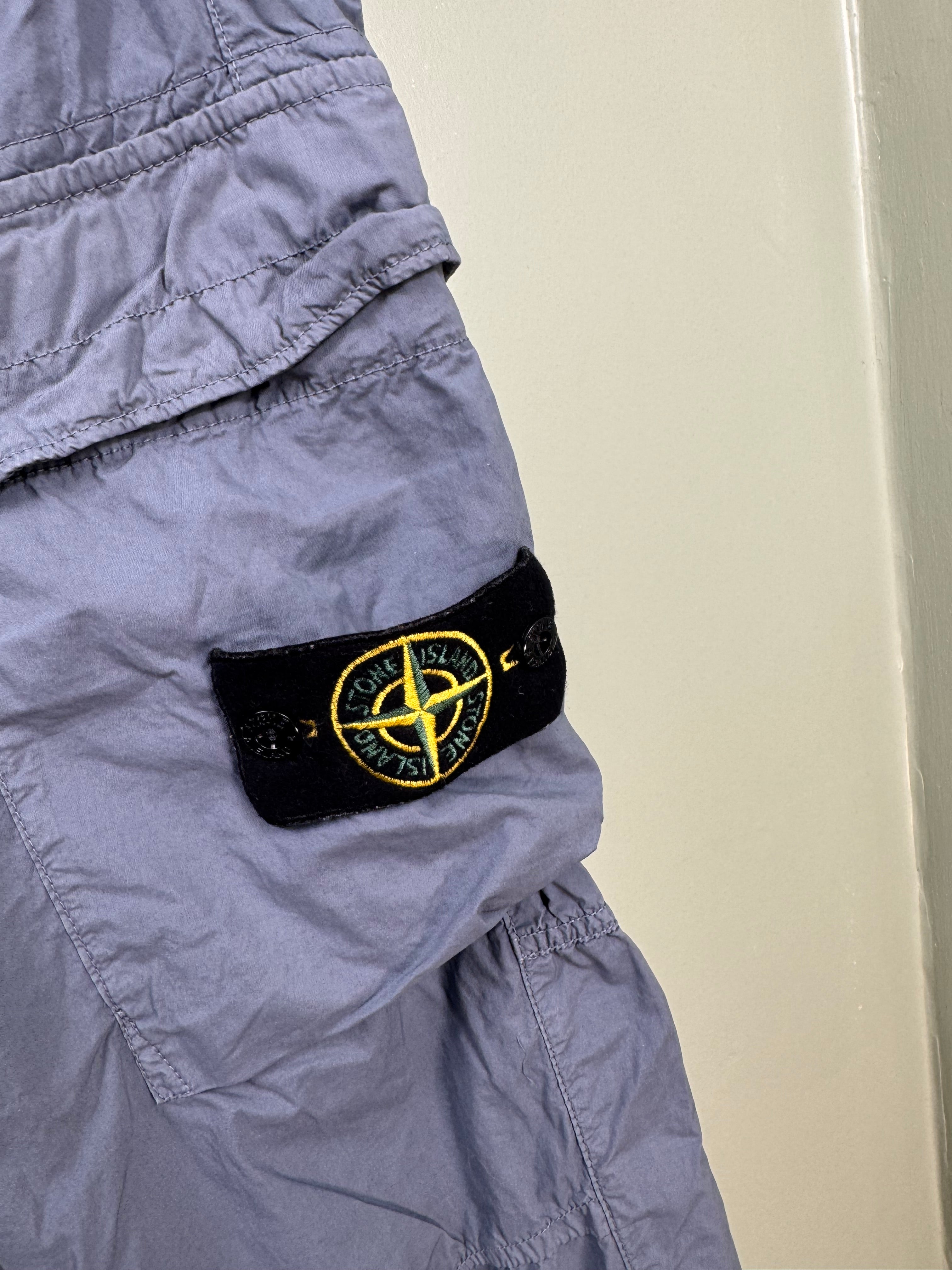Stone Island Avio Blue Cargo Bottoms