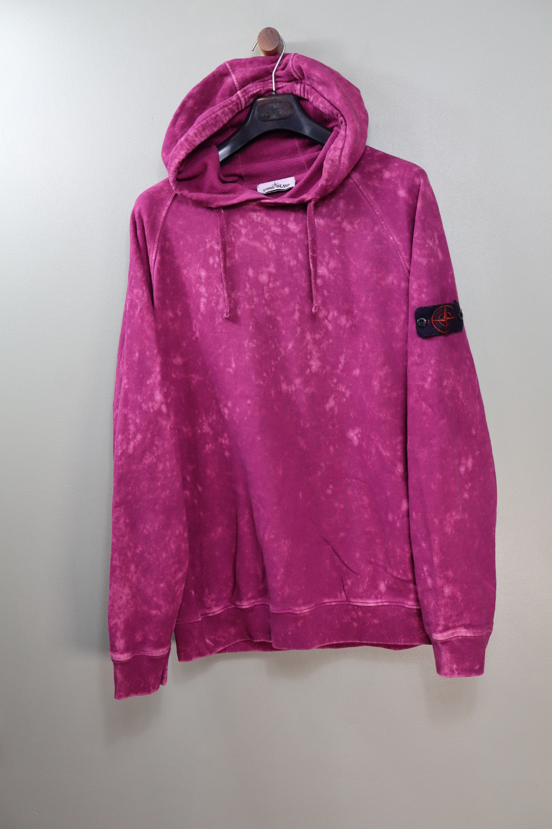 Stone Island Purple Ovo Dye Hoodie