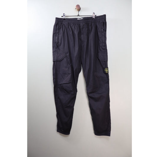 Stone Island Black RE-T Cargo Bottoms