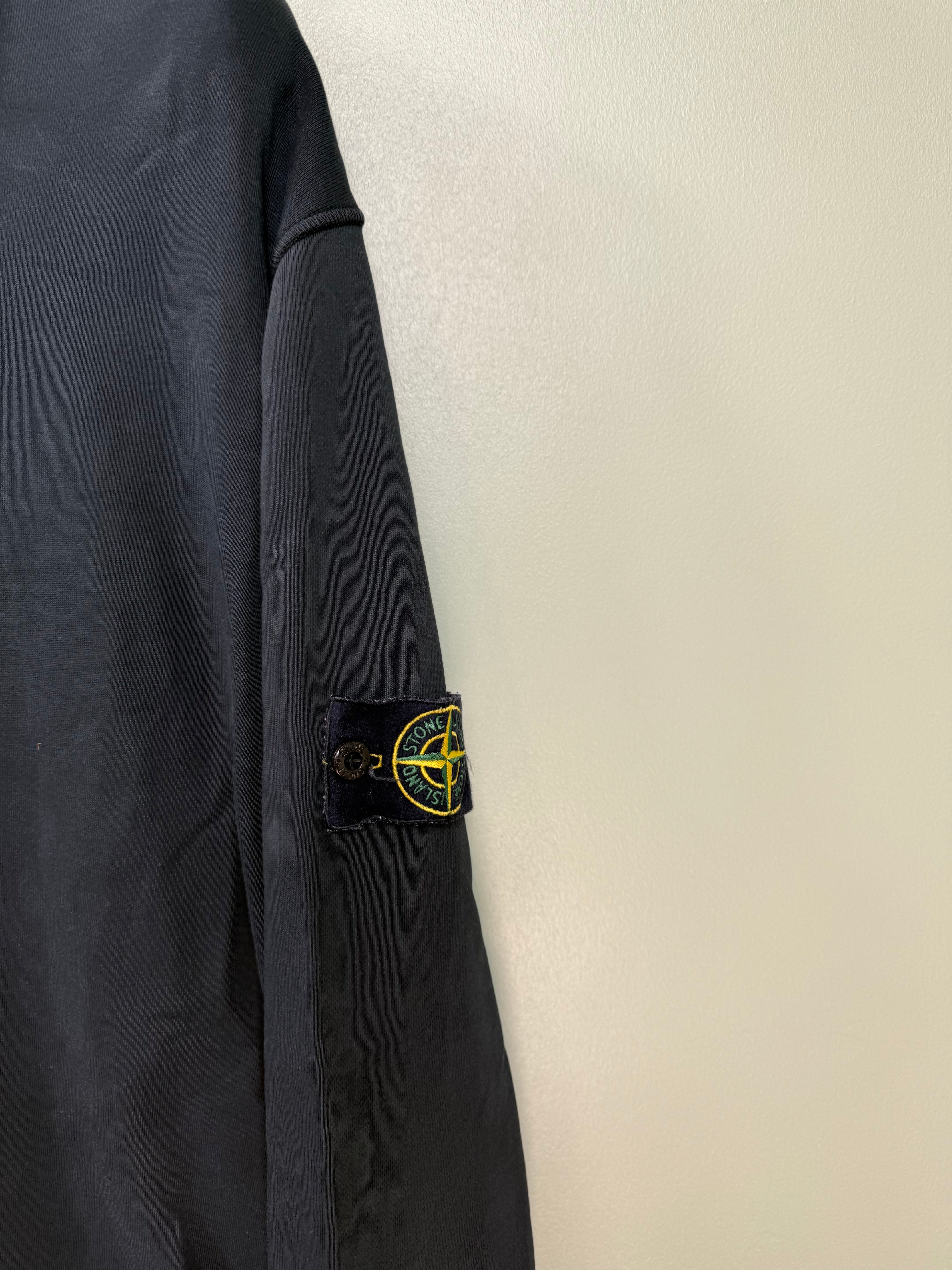 Stone Island Black 1/4 Zip Jumper