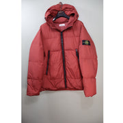 Stone Island Red Crinkle Reps Down Jacket