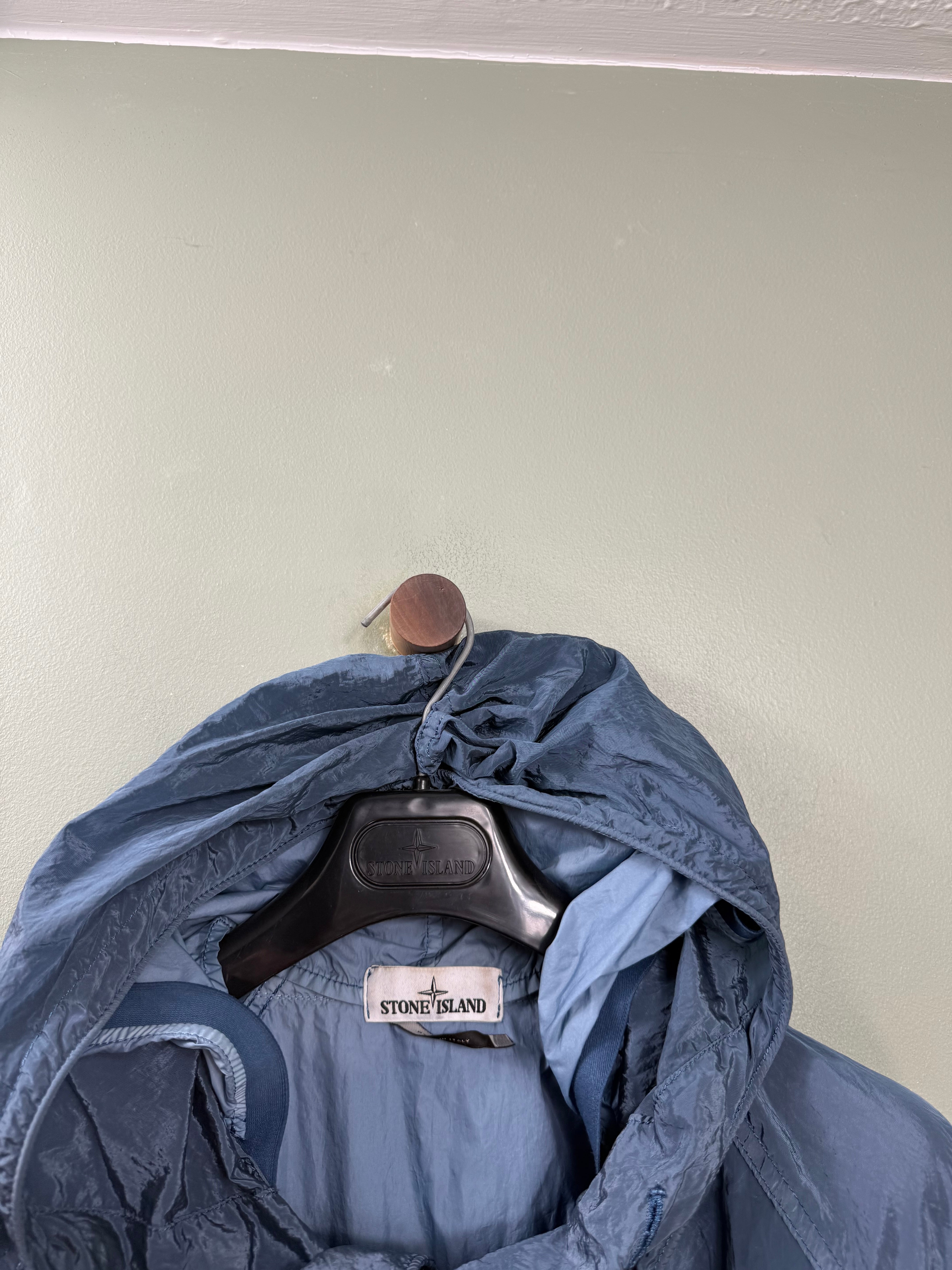 Stone Island Blue Nylon Metal Jacket