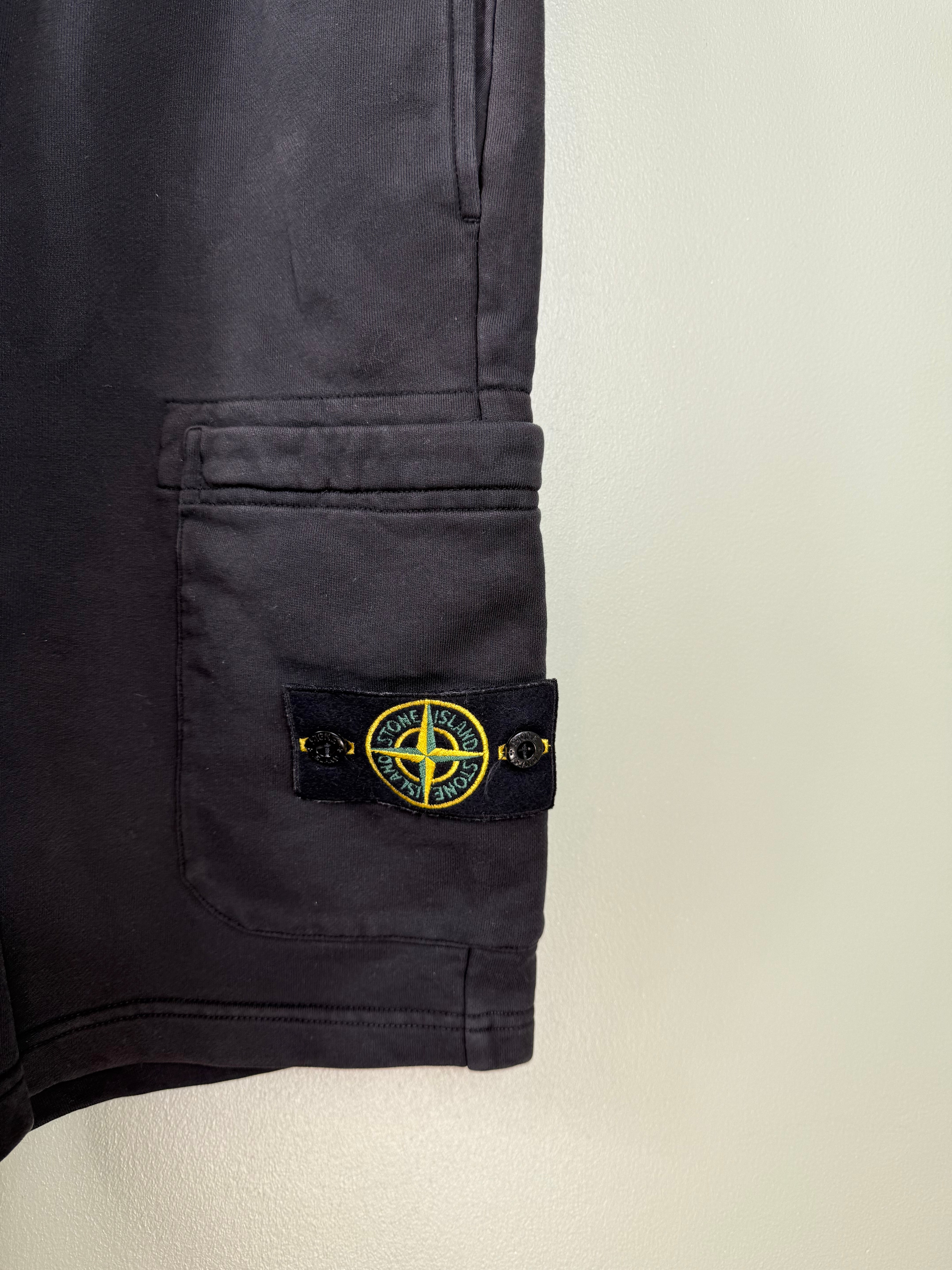 Stone Island Black Shorts