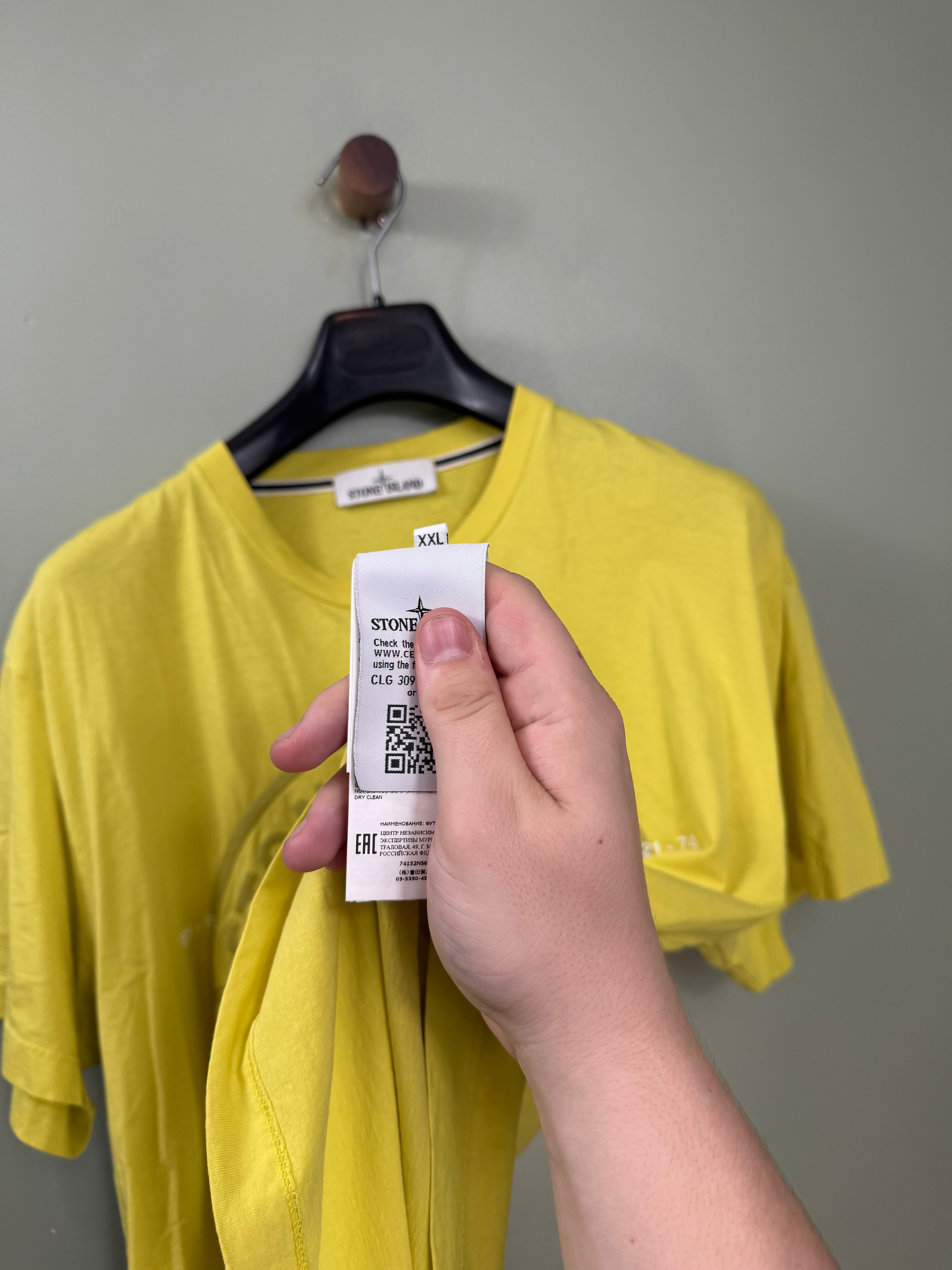 Stone Island Yellow T-Shirt