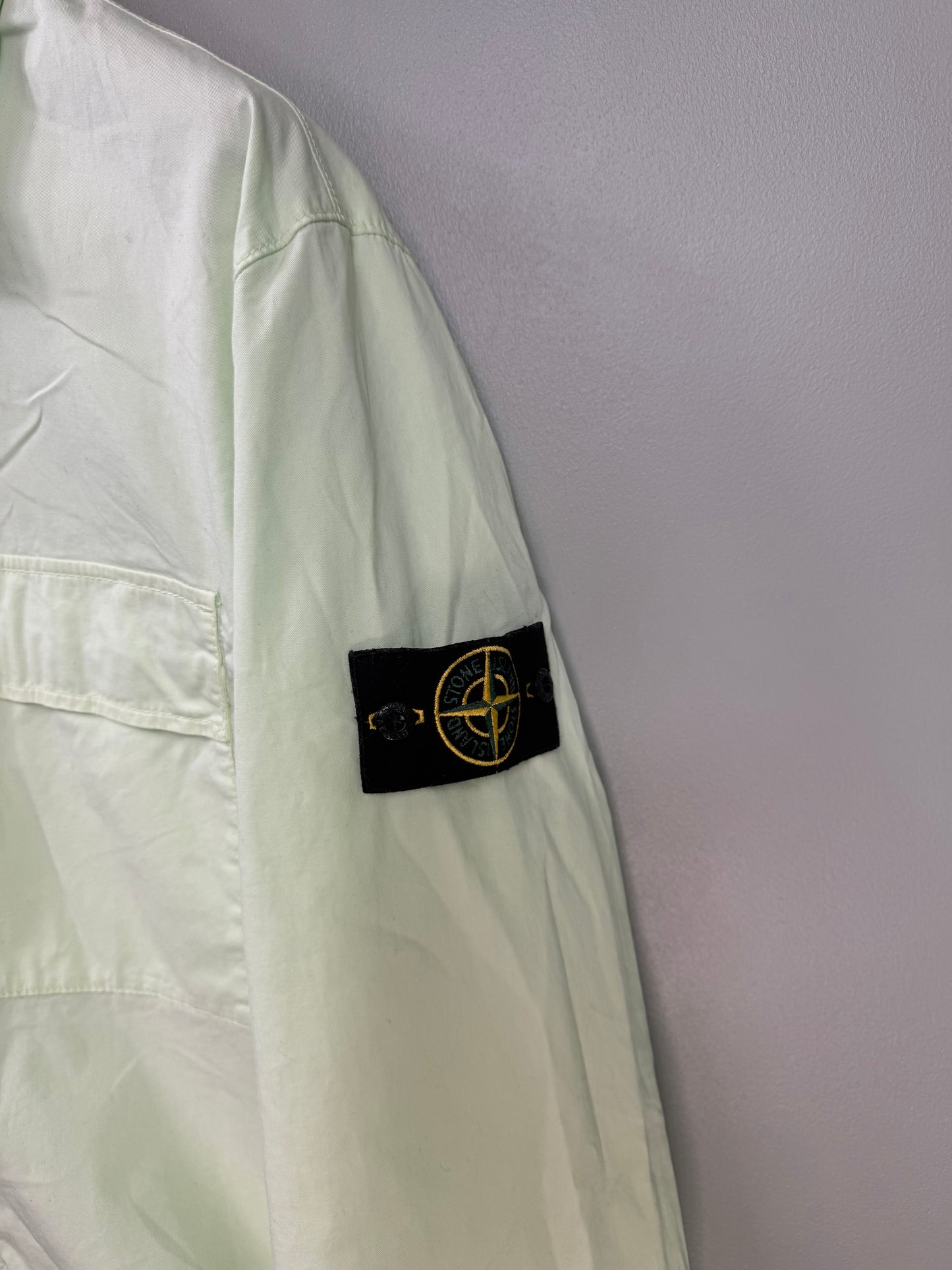 Stone Island Pastel Green Overshirt