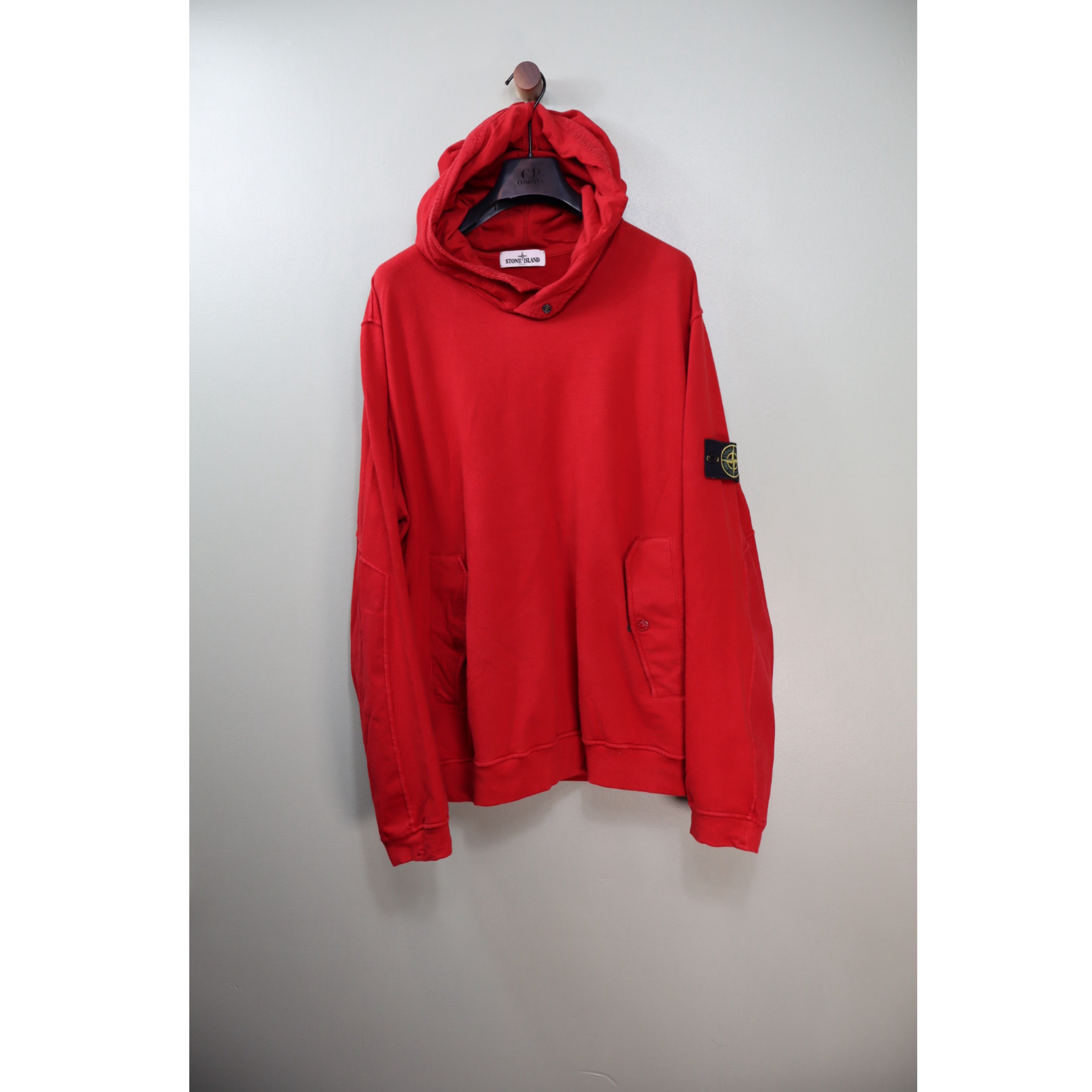 Stone Island Red Hoodie