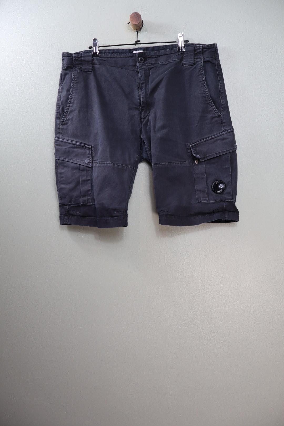 C.P. Company Black Cargo Shorts