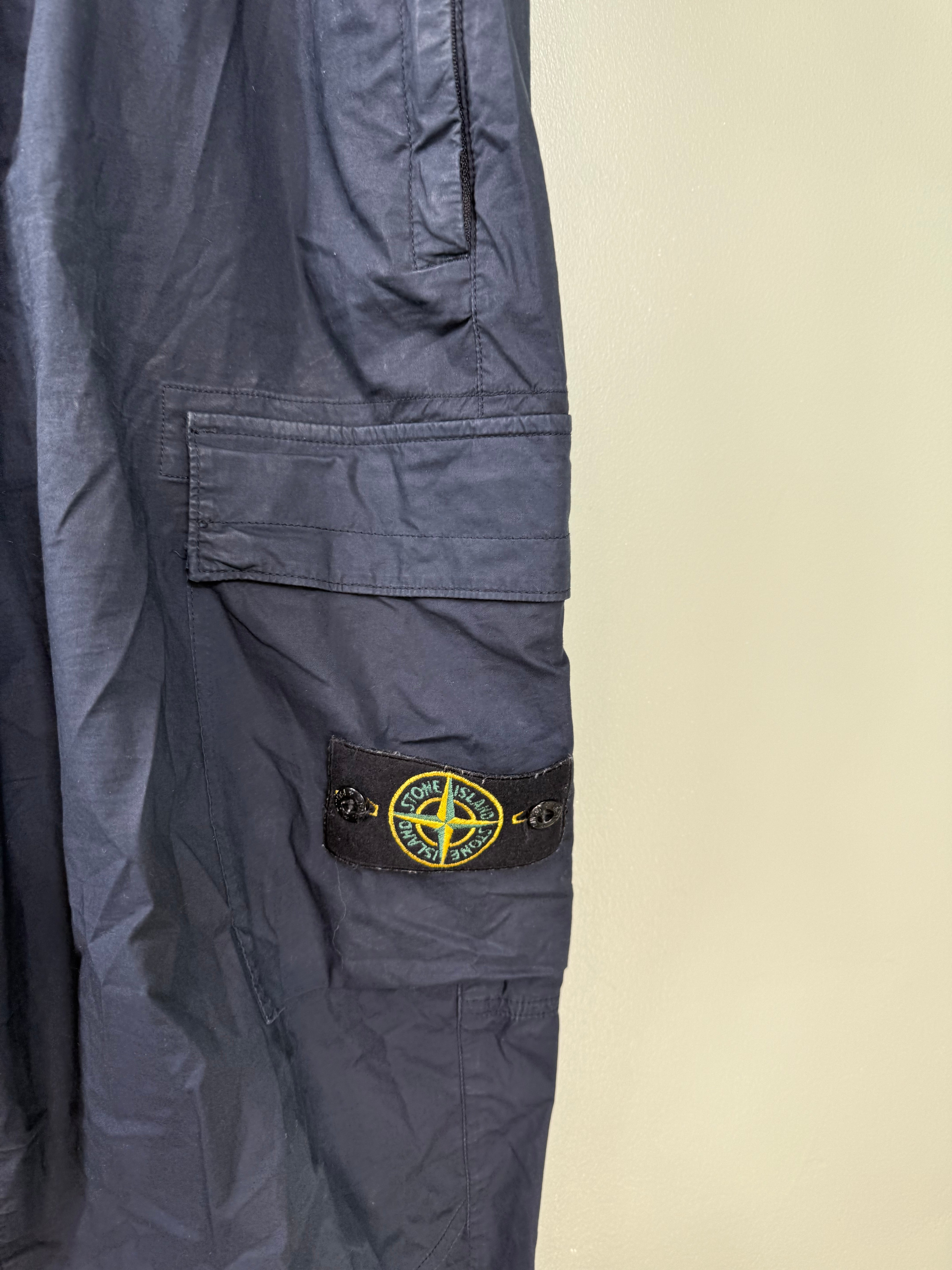 Stone Island Navy RE-T Cargo Bottoms