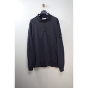 Stone Island Black 1/4 Zip Jumper