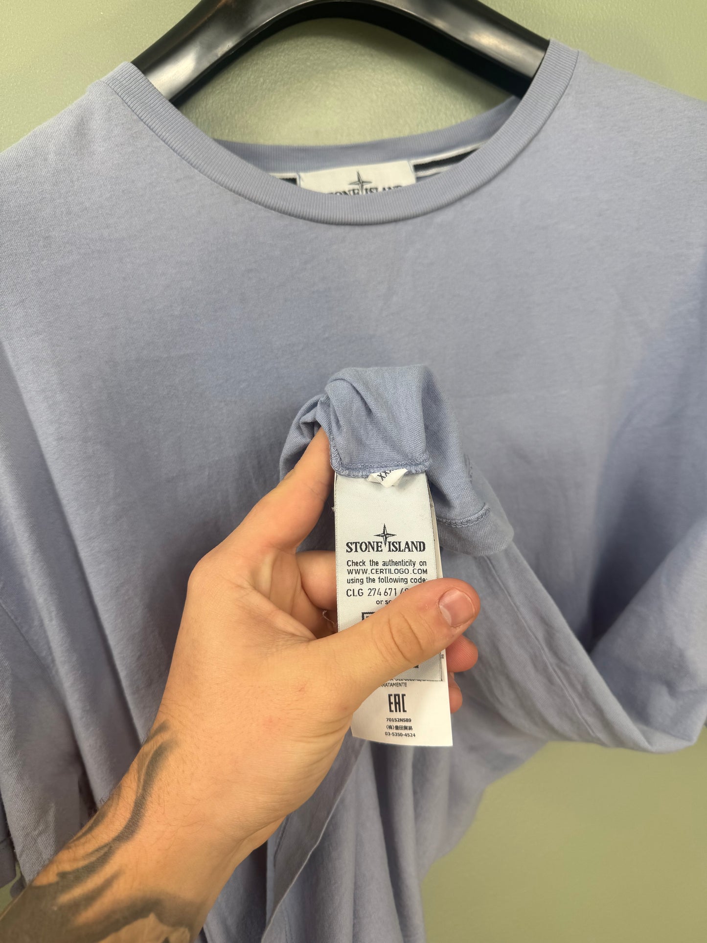 Stone Island Purple T-Shirt