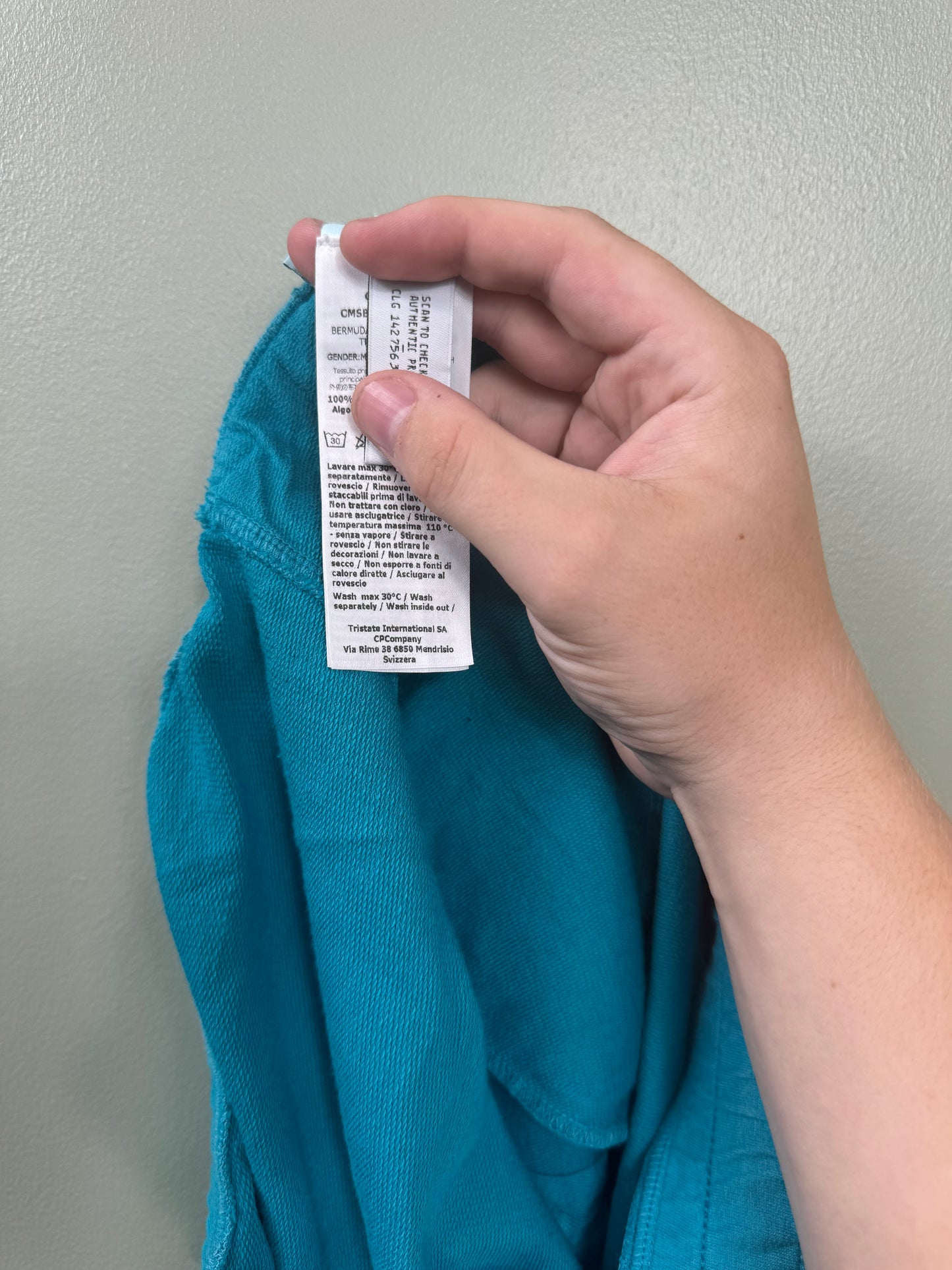 C.P. Company Aqua Blue Shorts