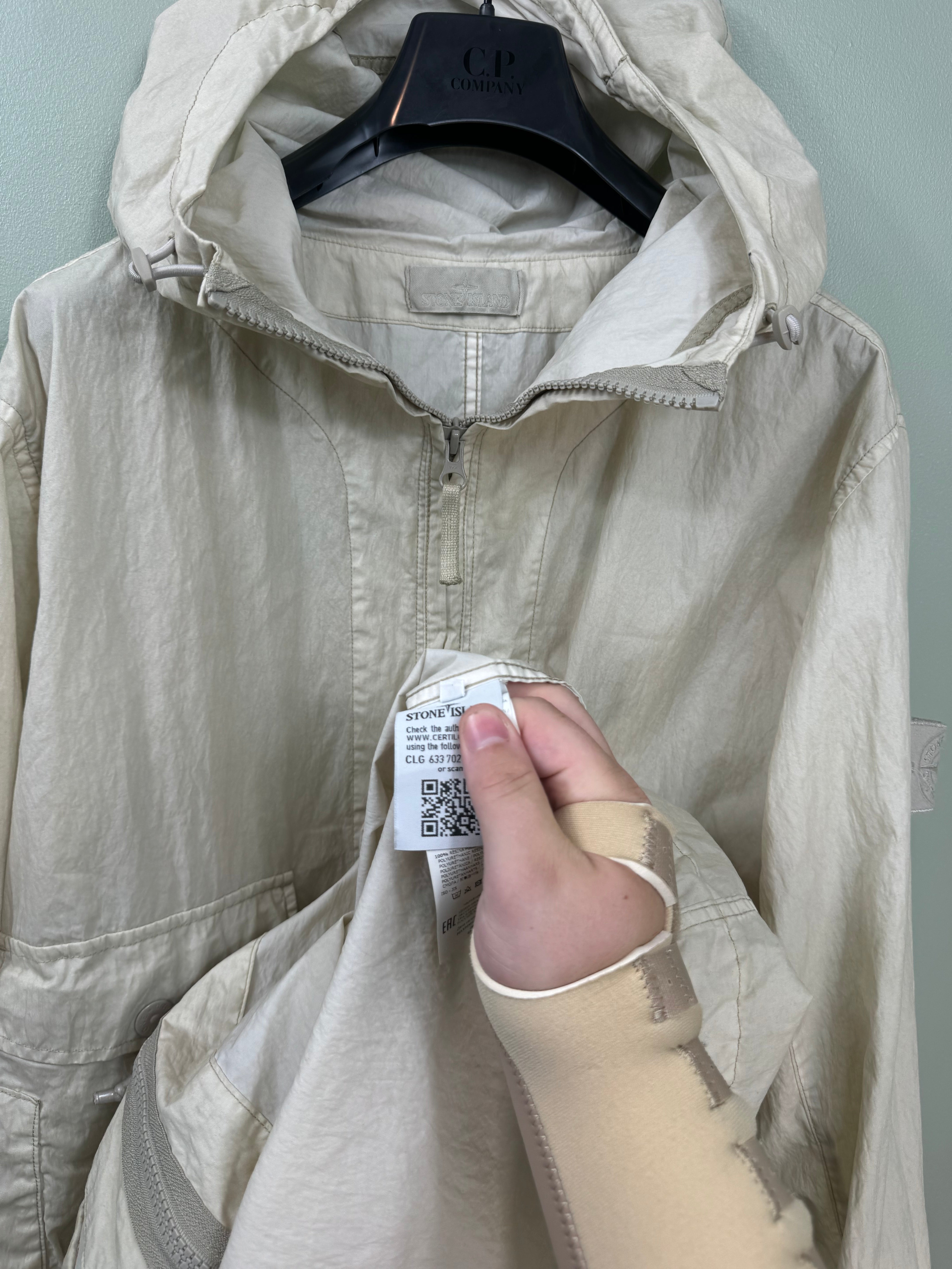 Stone Island Beige Ghost Parka Jacket