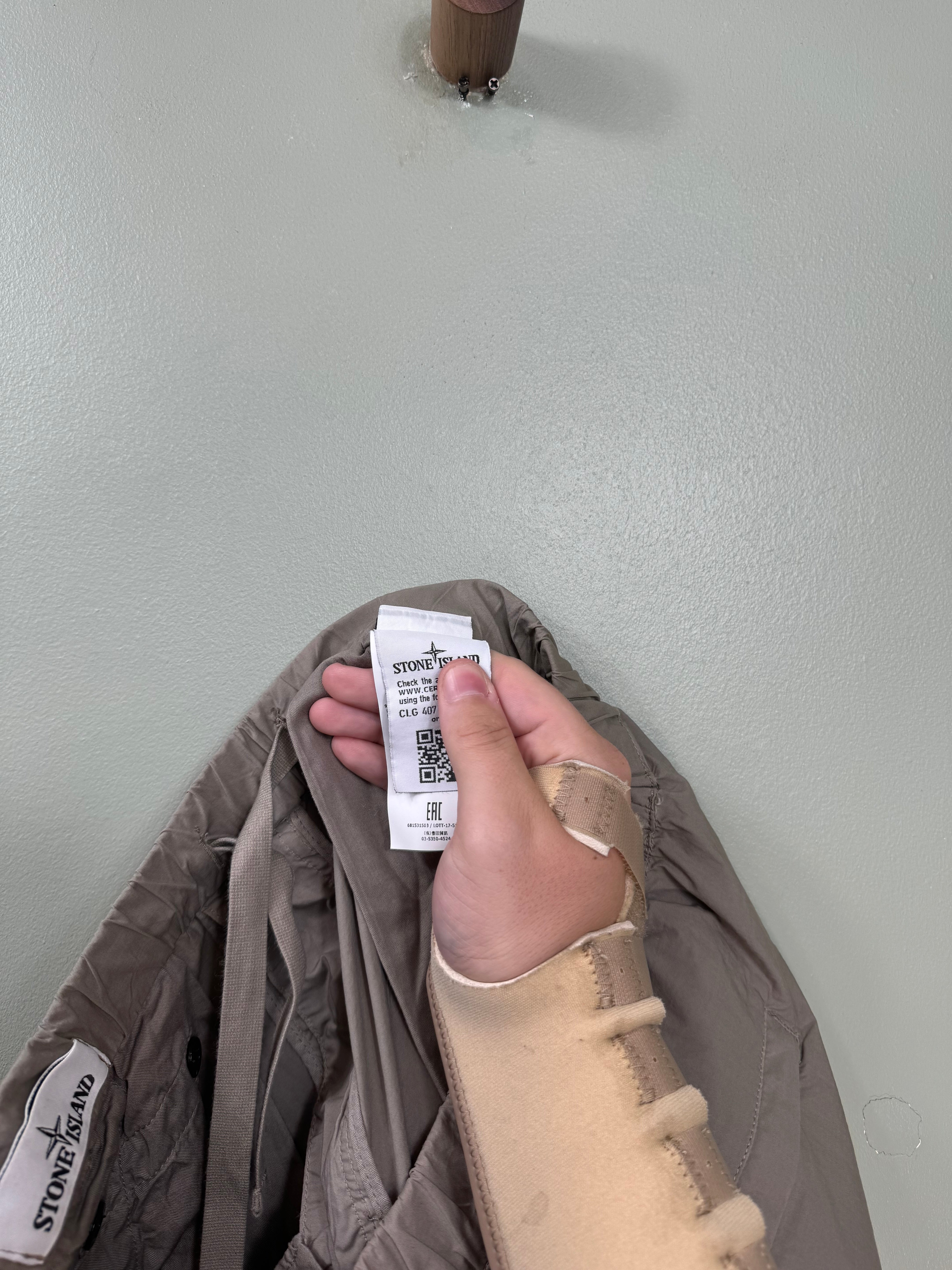 Stone Island Beige RE-T Cargo Bottoms