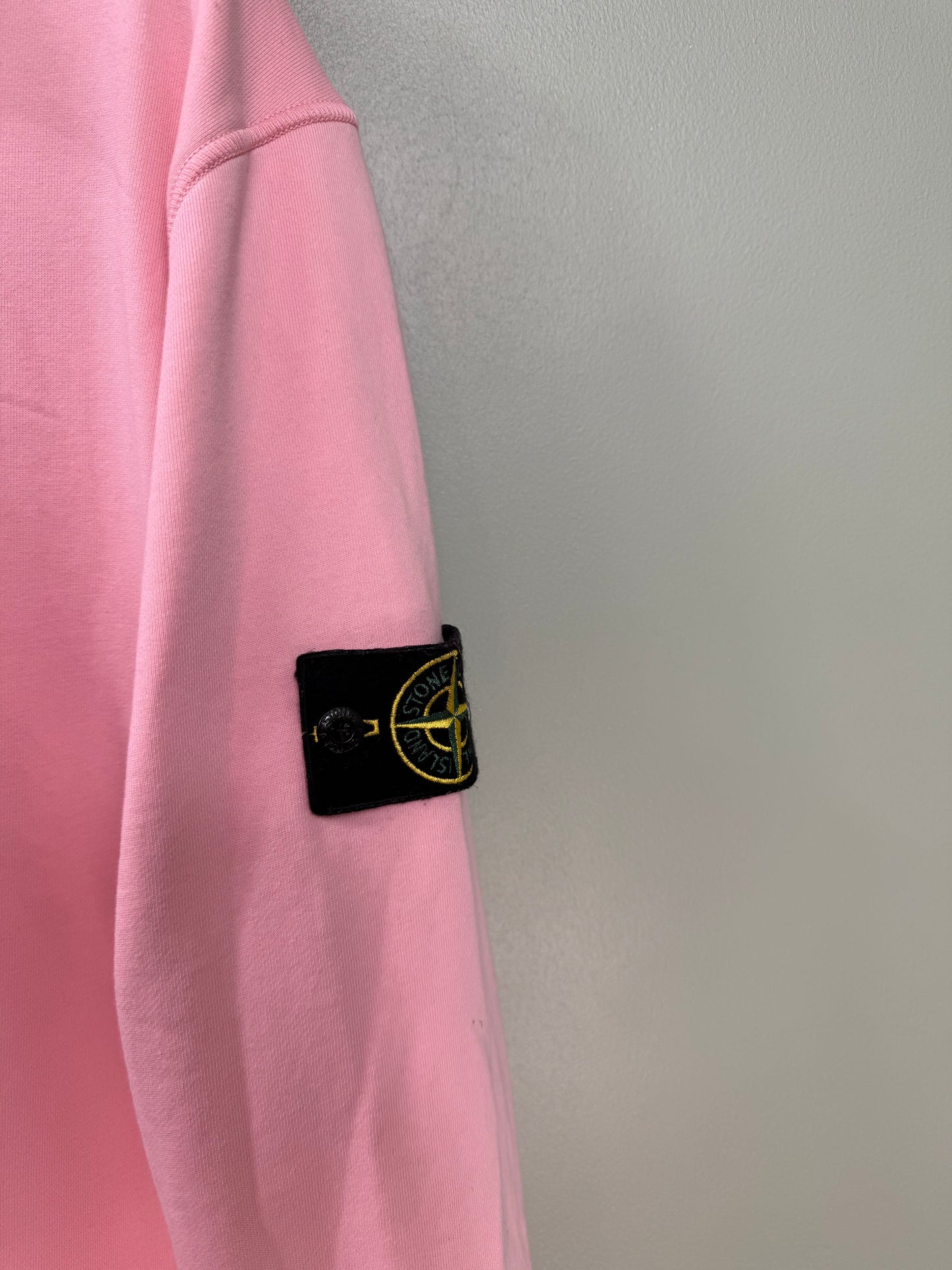 Stone Island Pink 1/4 Zip Jumper