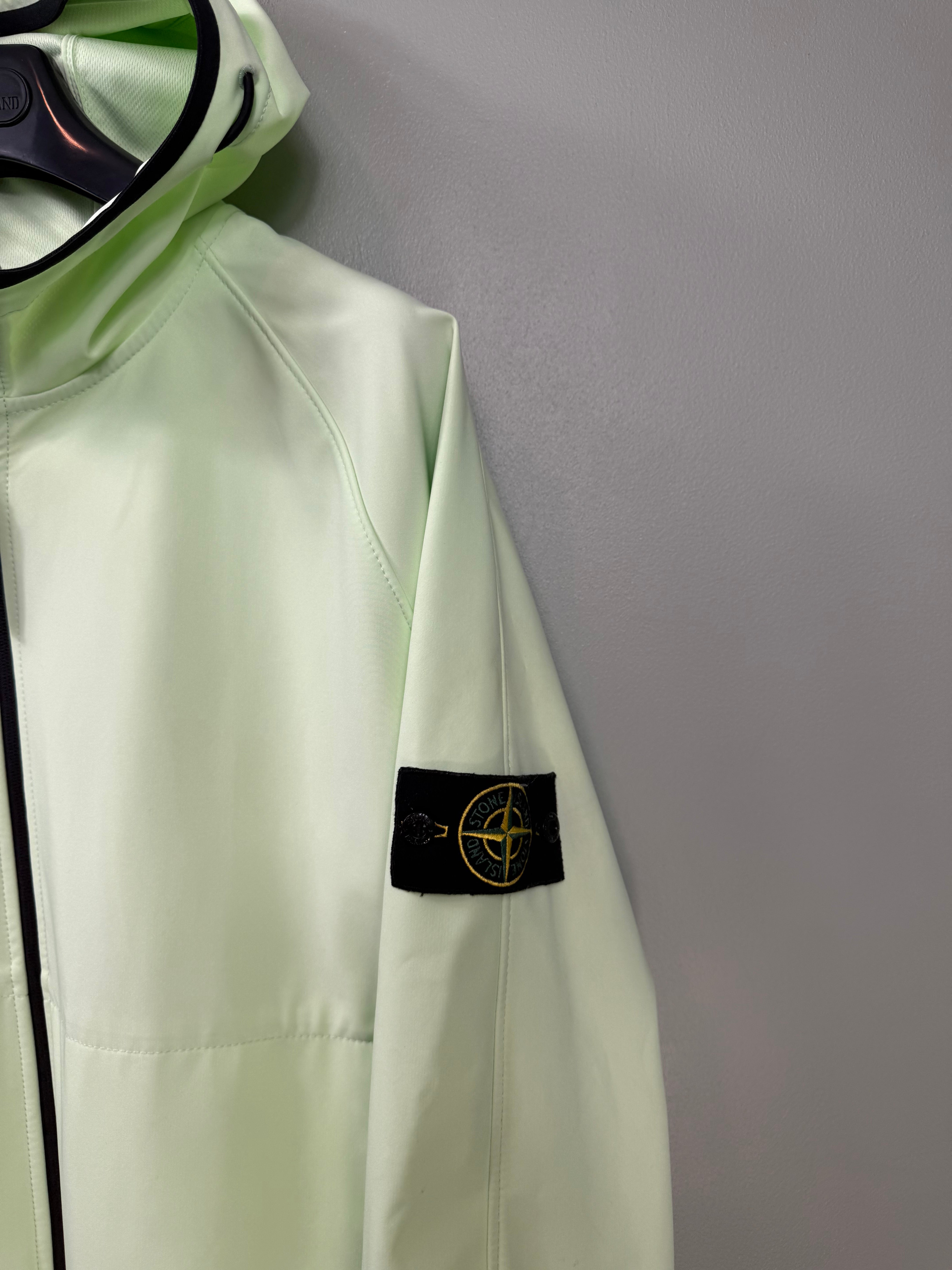 Stone Island Pastel Green Soft Shell Jacket