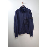 Stone Island Navy Ghost Zipped Jumper