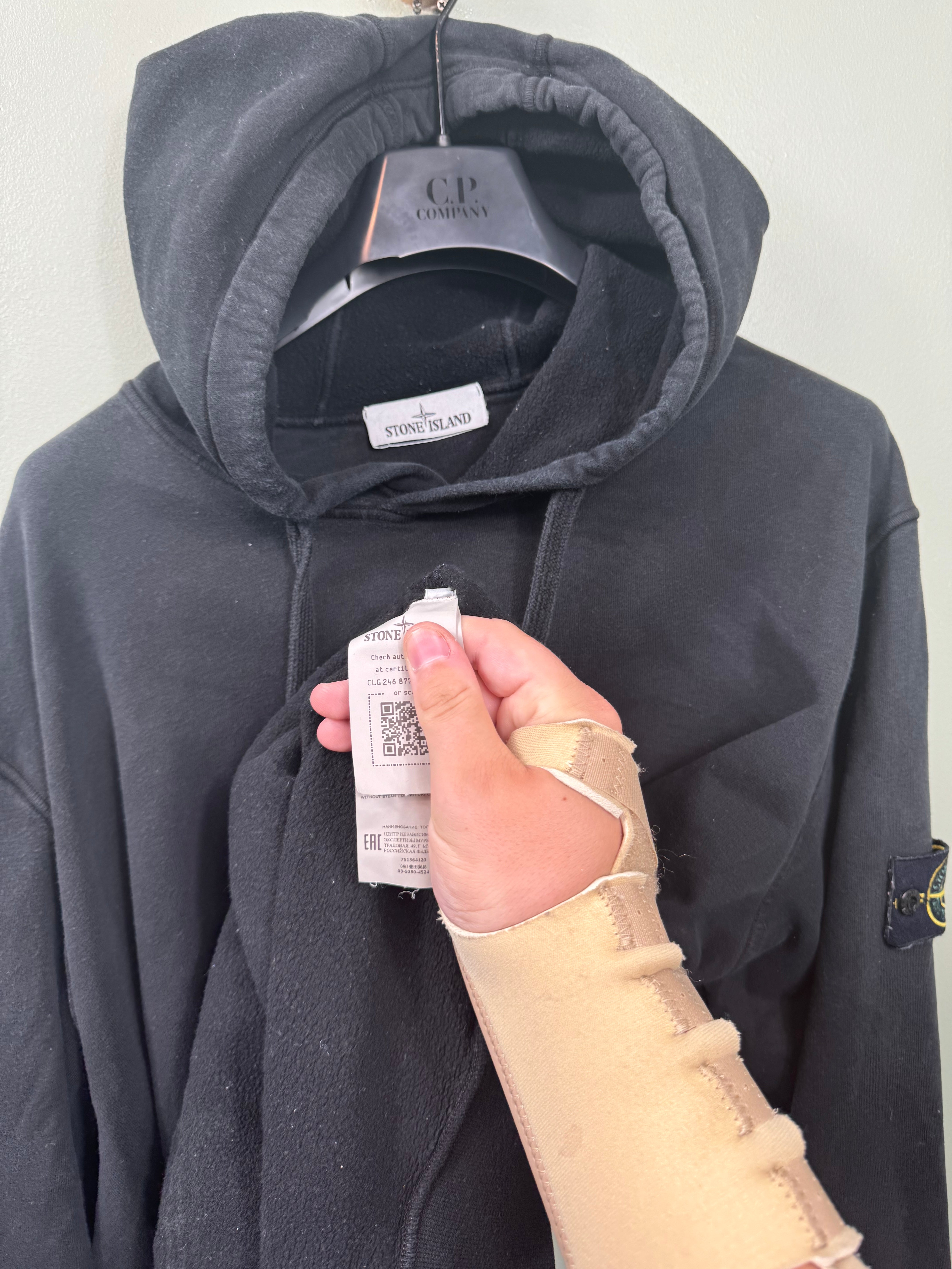 Stone Island Black Hoodie