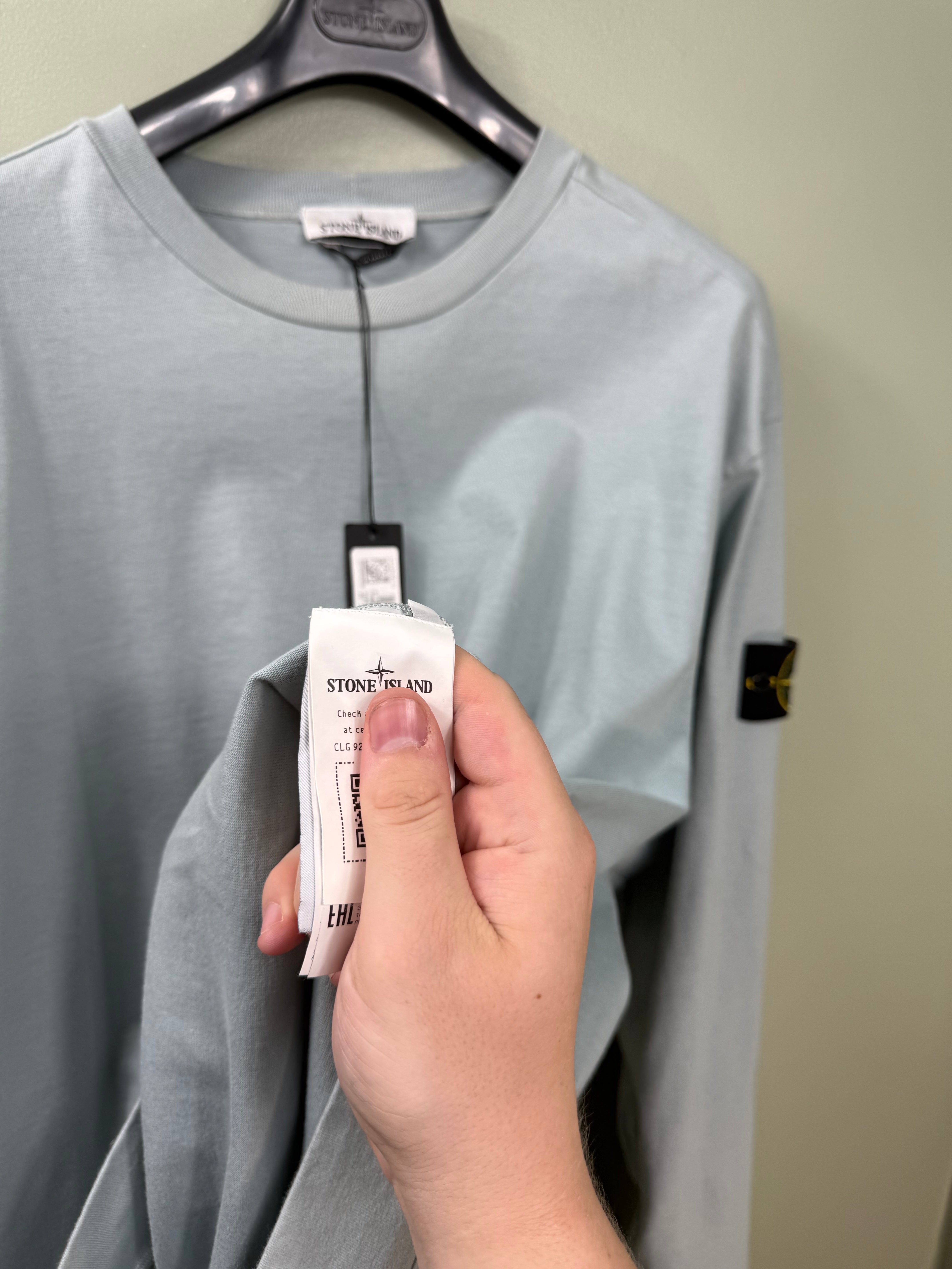 Stone Island Pastel Blue Jumper