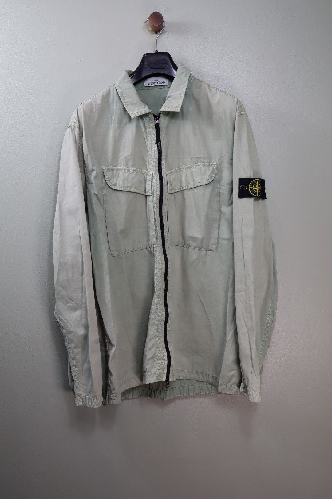 Stone Island Sage Green Overshirt