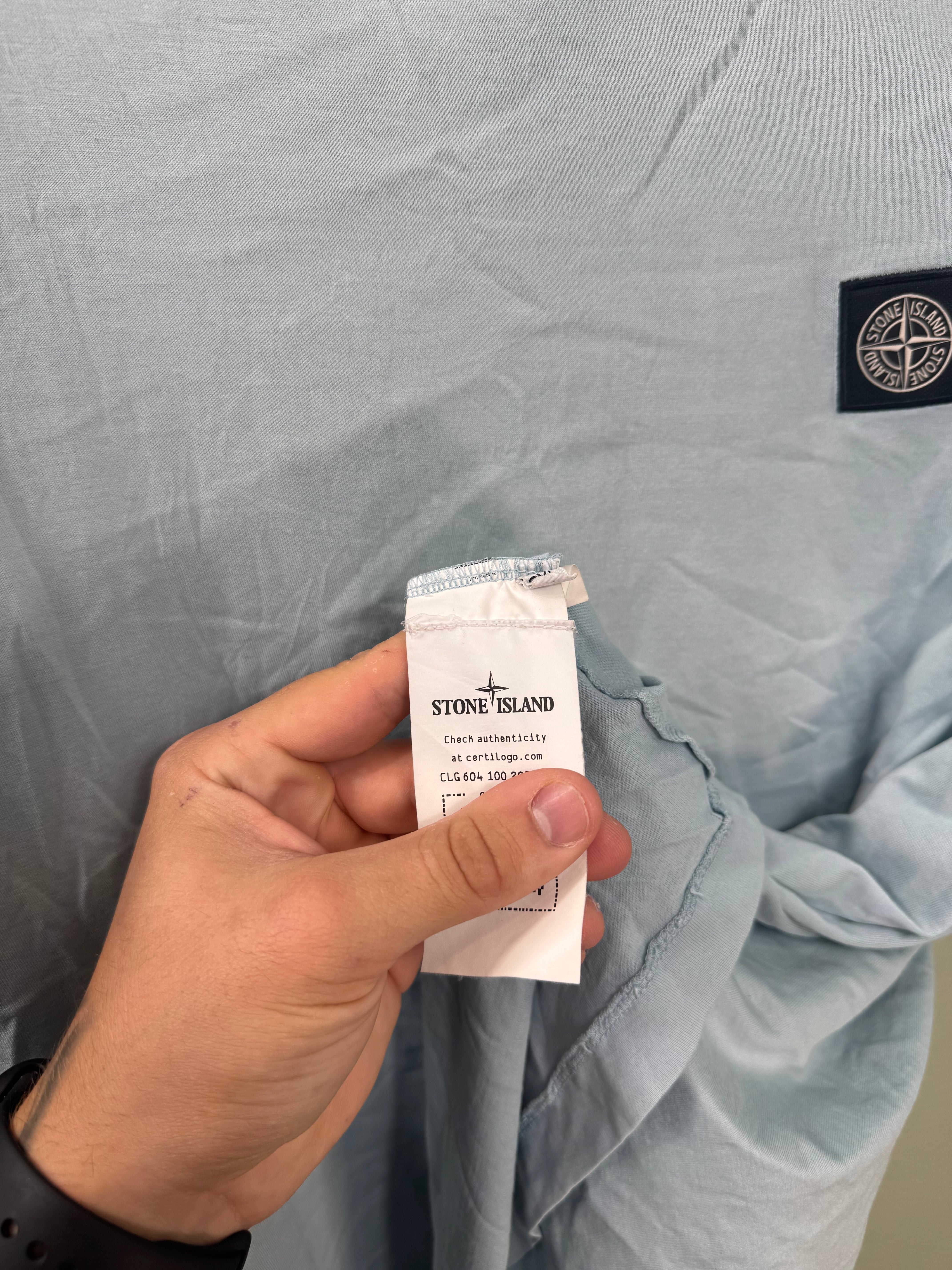 Stone Island Baby Blue T-Shirt