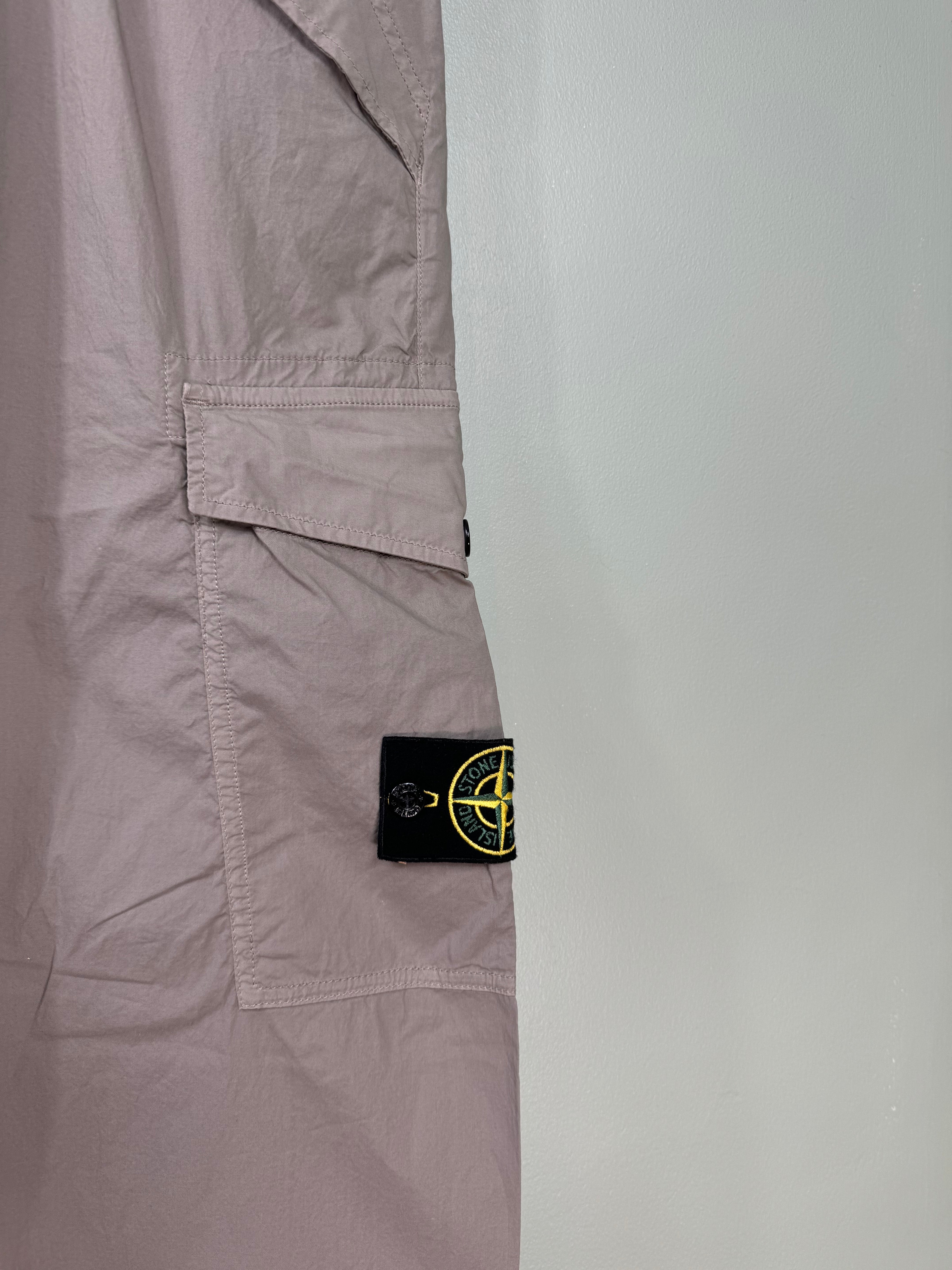 Stone Island Beige RE-T Cargo Bottoms