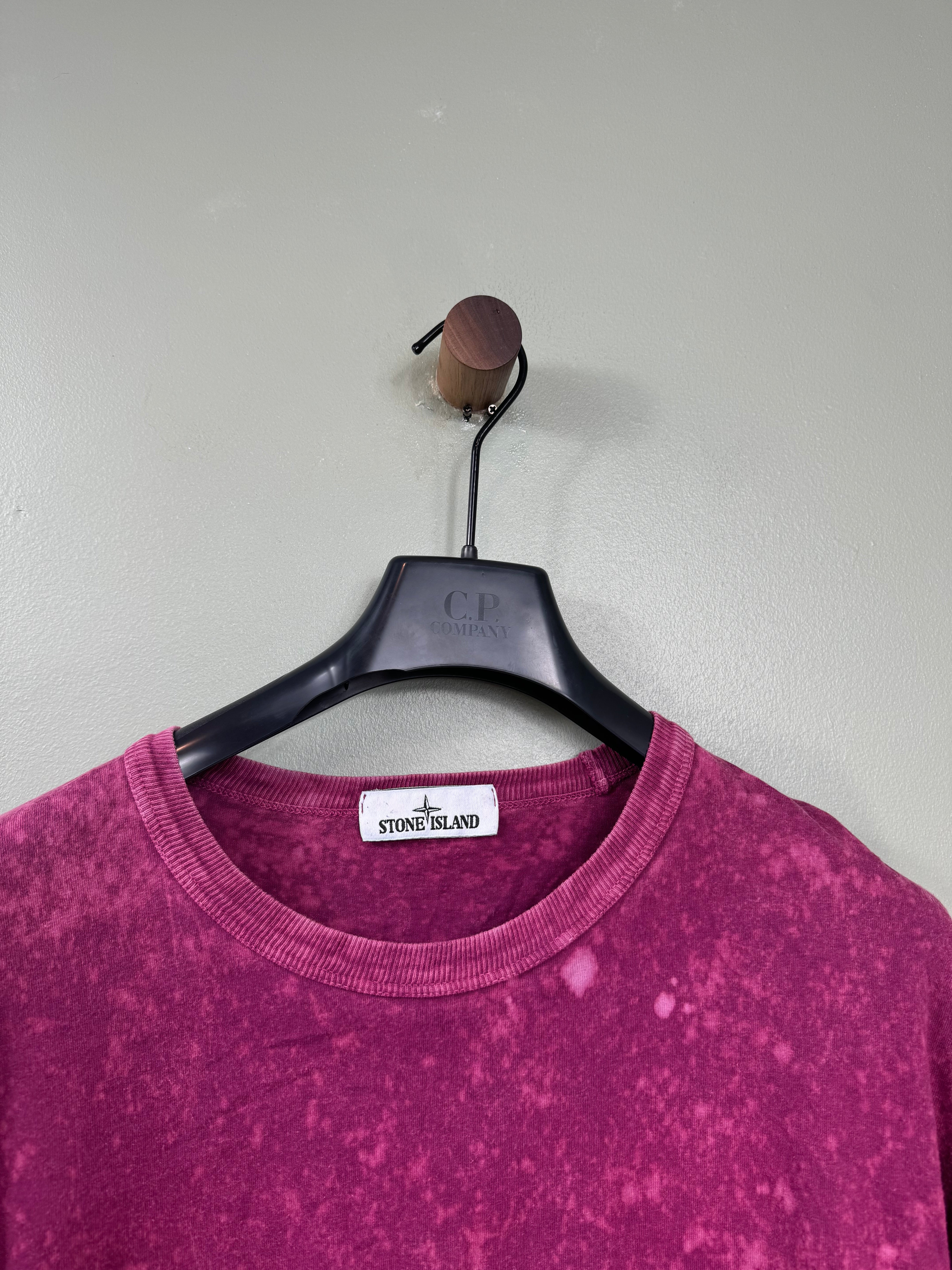 Stone Island Purple Ovo Dye T-Shirt