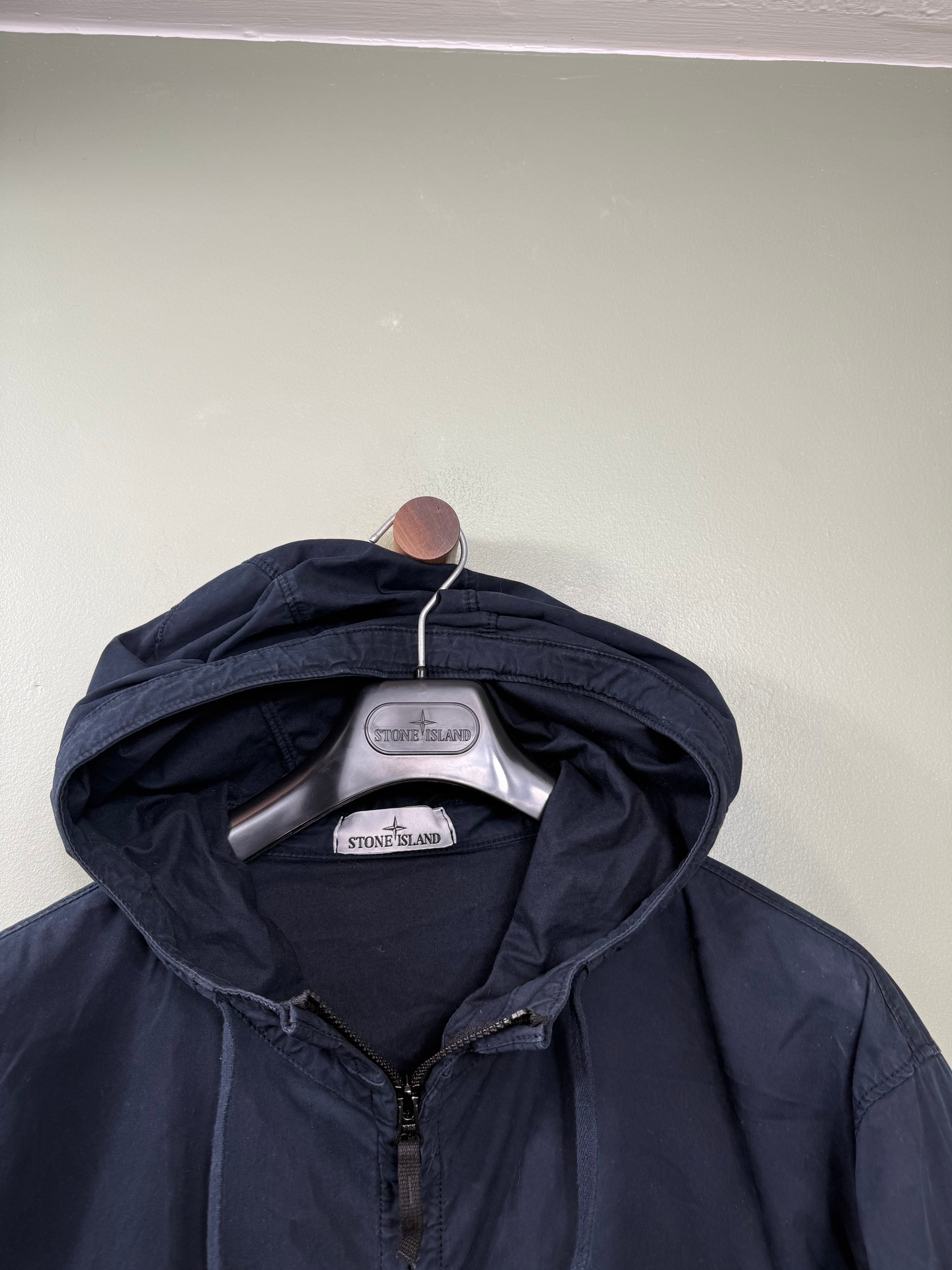 Stone Island Navy Supima Cotton Twill Jacket