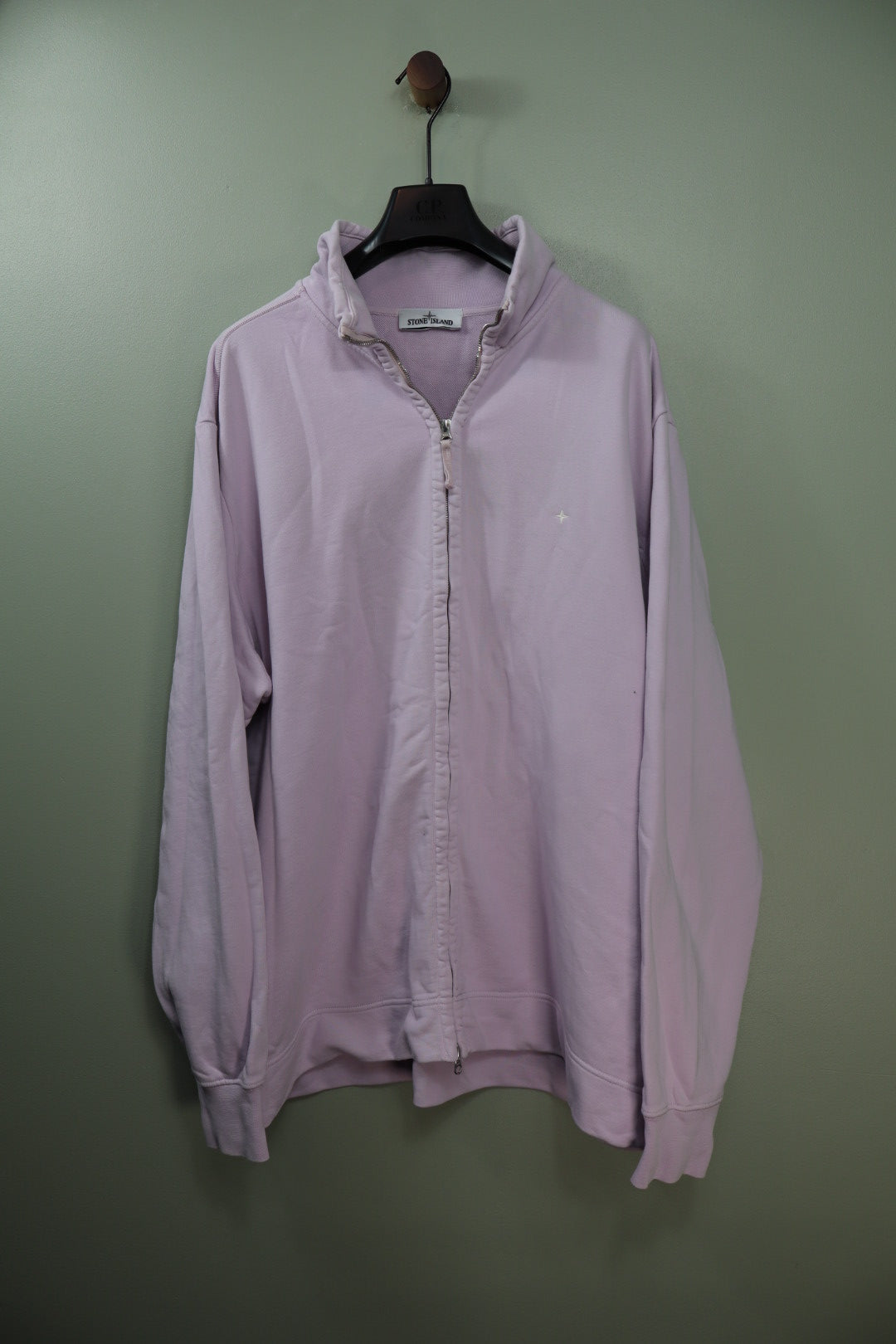 Stone Island Pink Zip Jumper