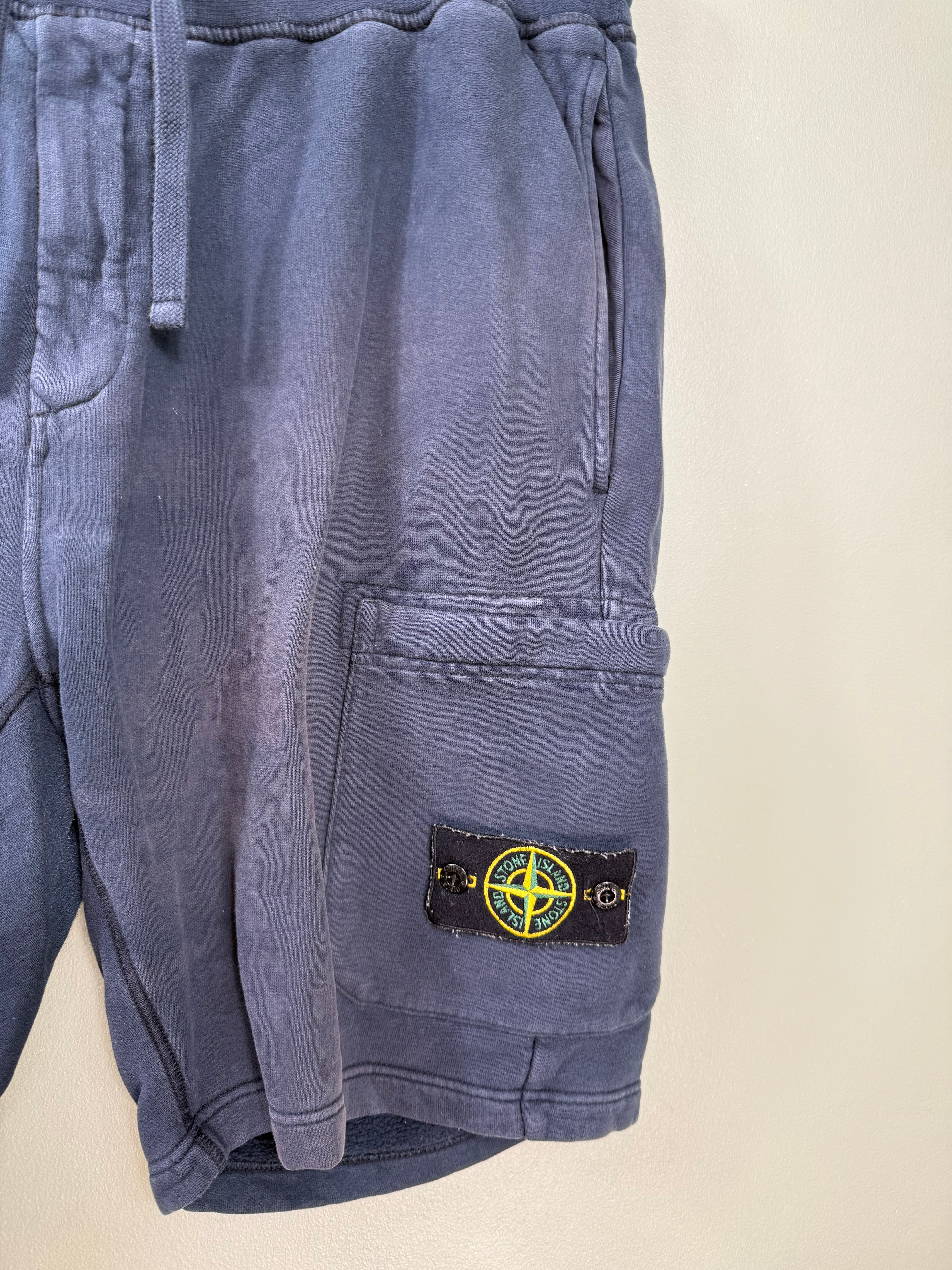 Stone Island Navy Shorts