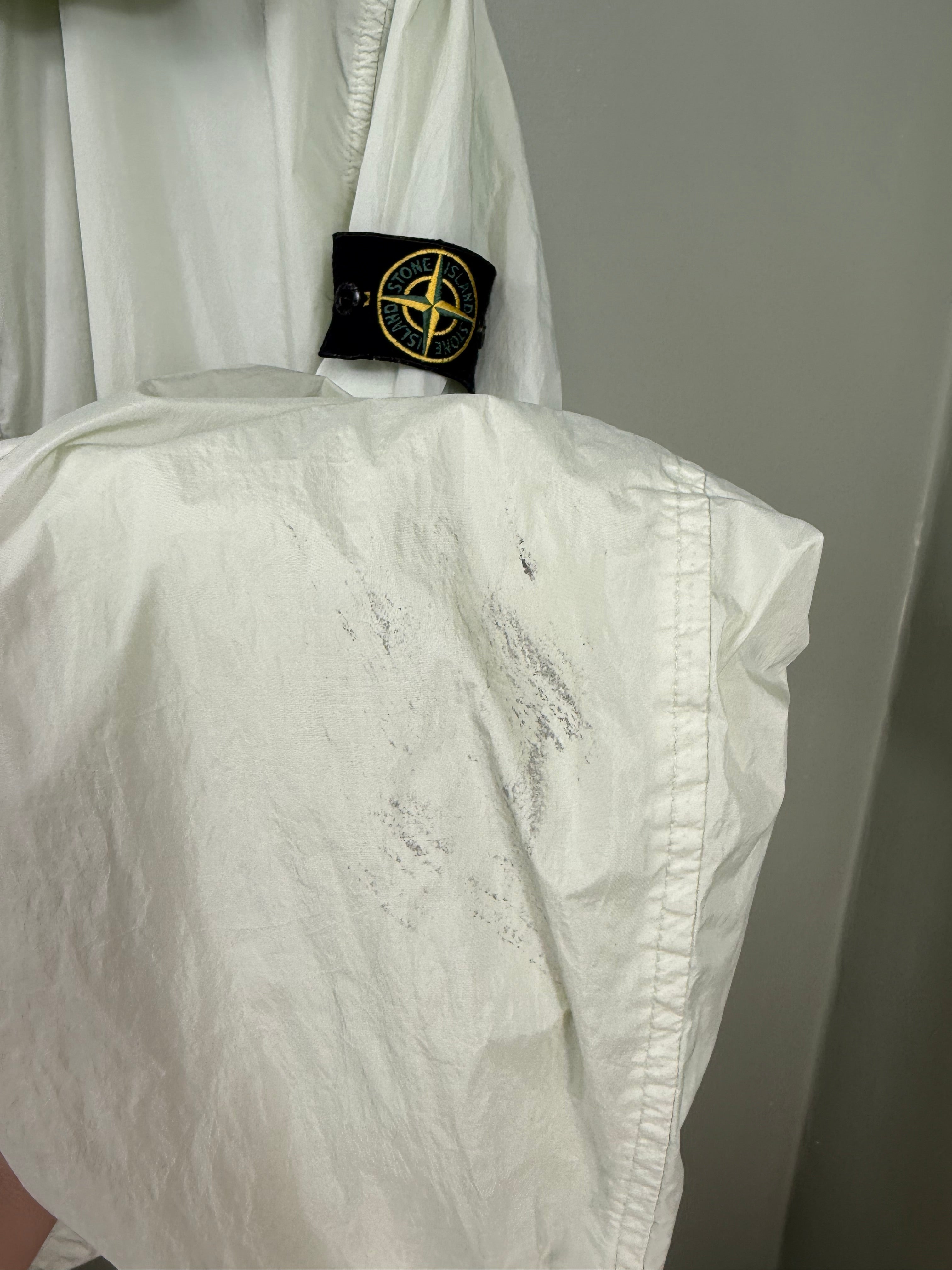 Stone Island Pastel Green Crinkle Reps Jacket