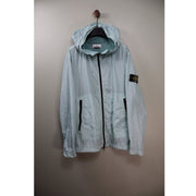 Stone Island Baby Blue Garment Dyed Crinkle Reps Jacket