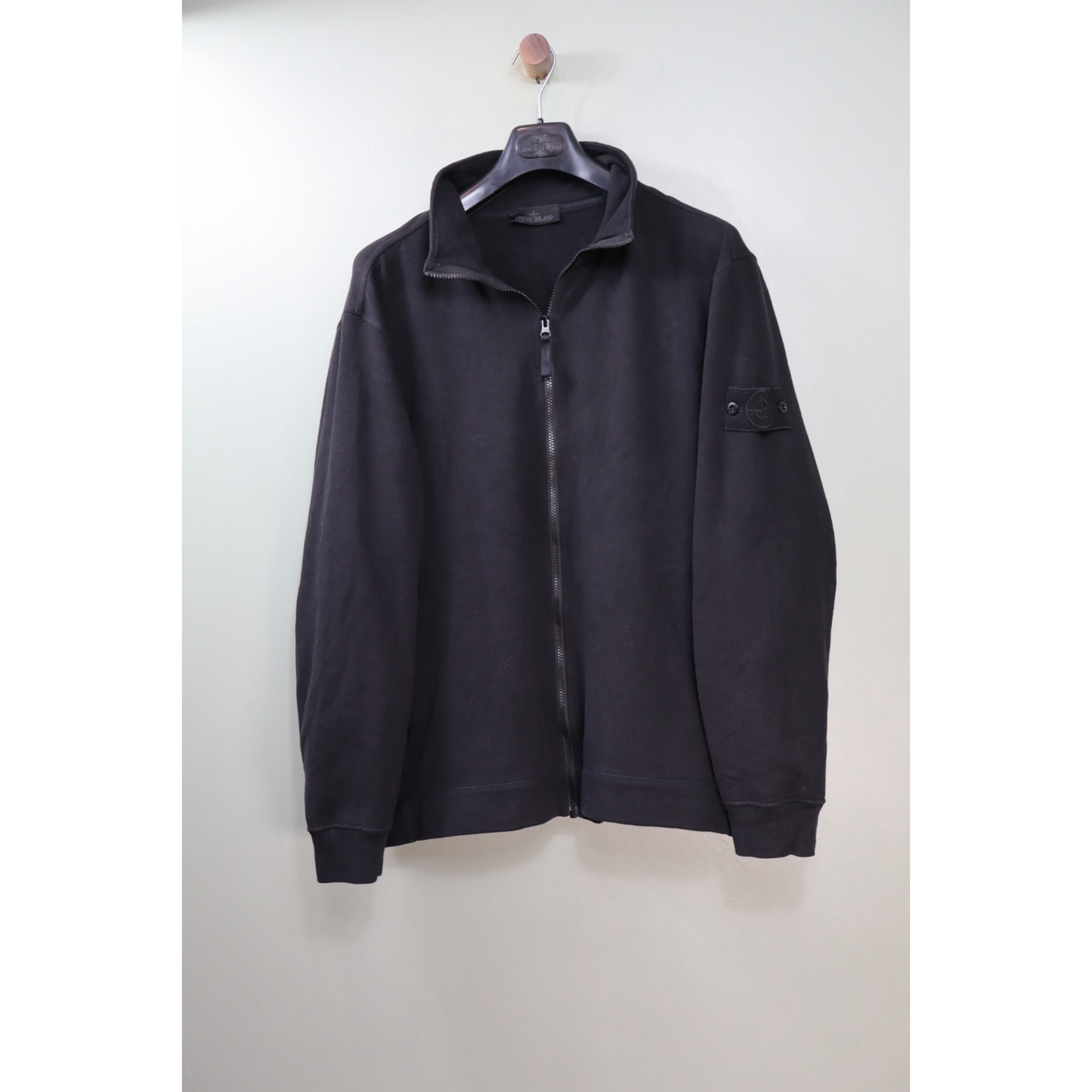 Stone Island Black Ghost Zipped Jumper