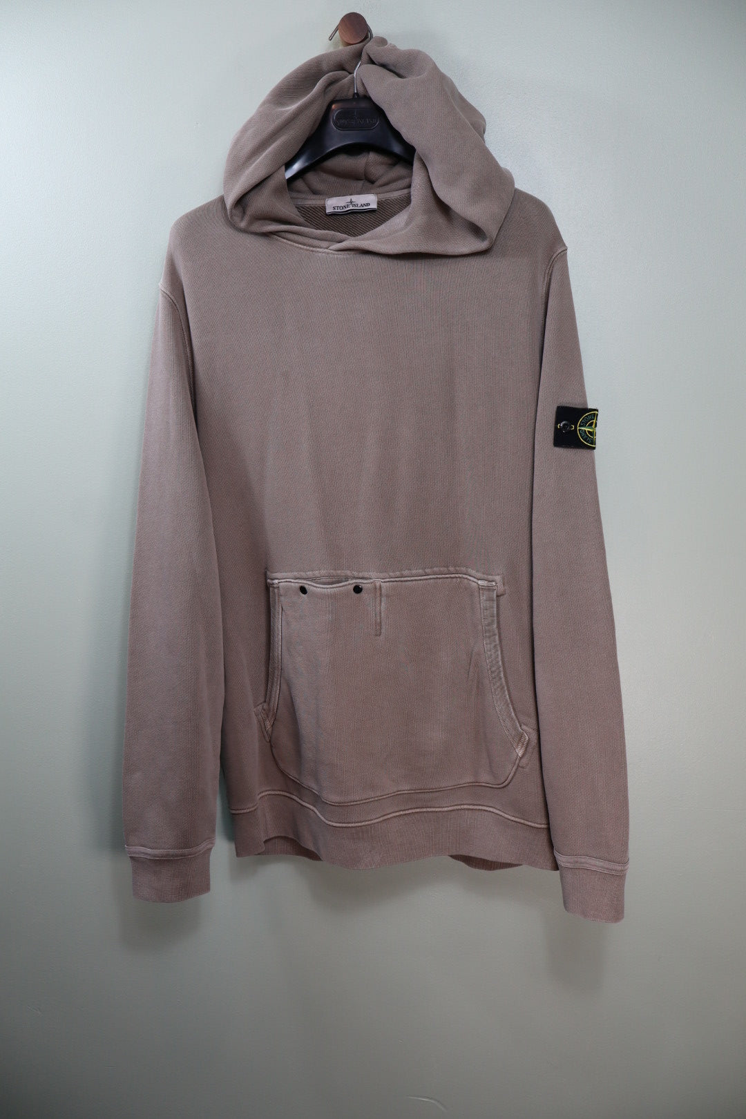 Stone Island Khaki Hoodie
