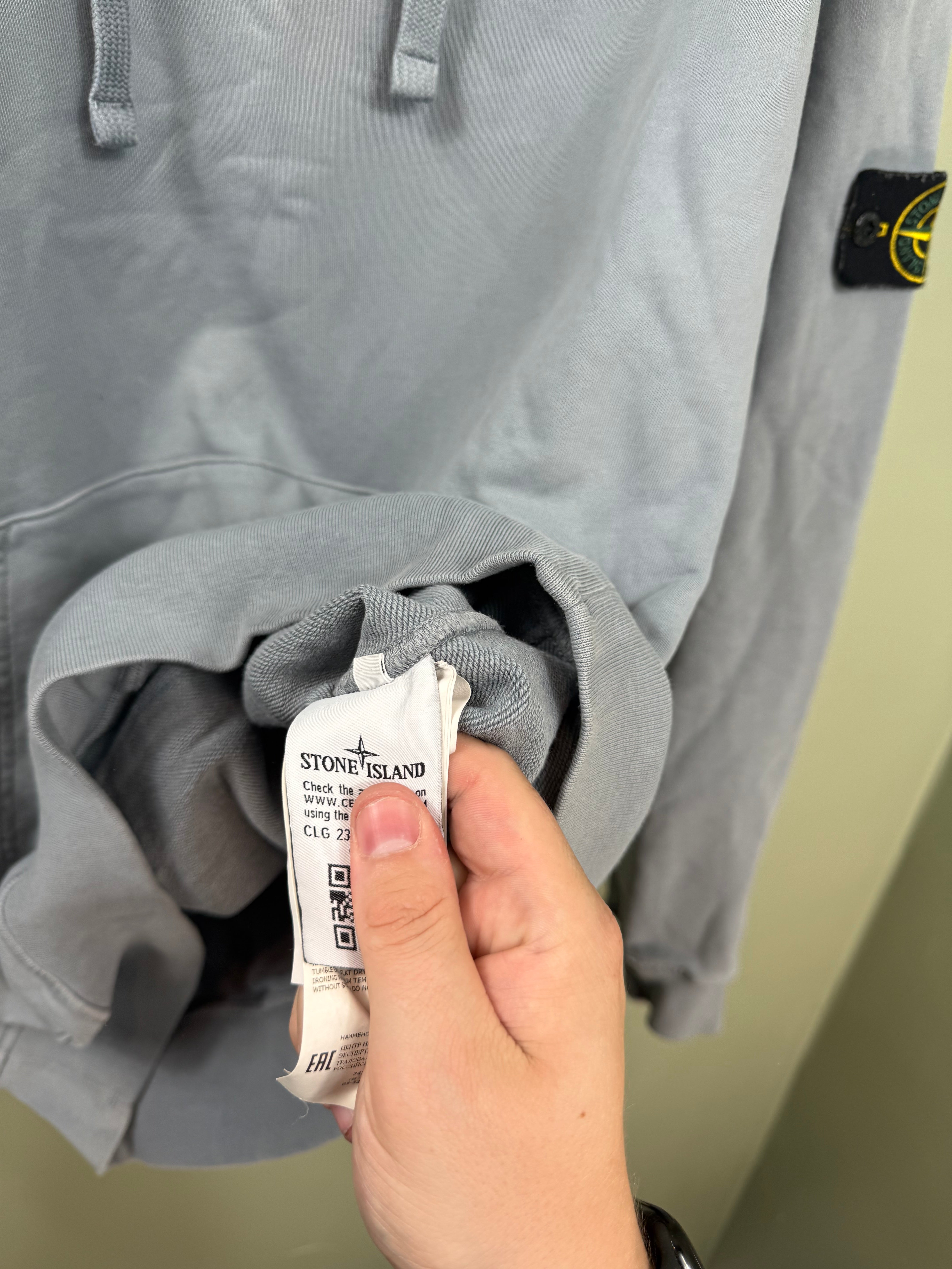 Stone Island Pastel Blue Hoodie