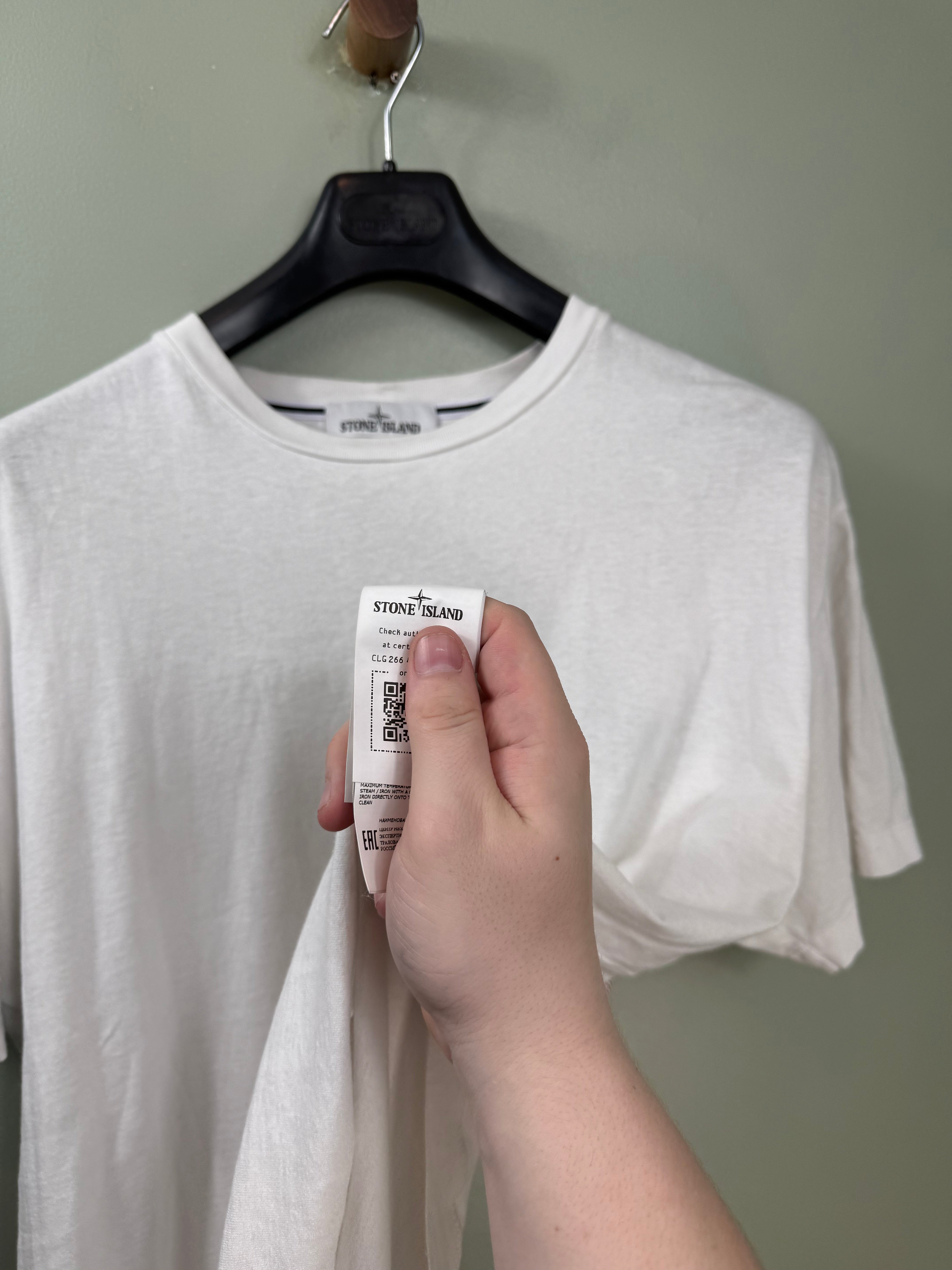 Stone Island White T-Shirt