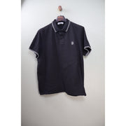Stone Island Black Polo Shirt