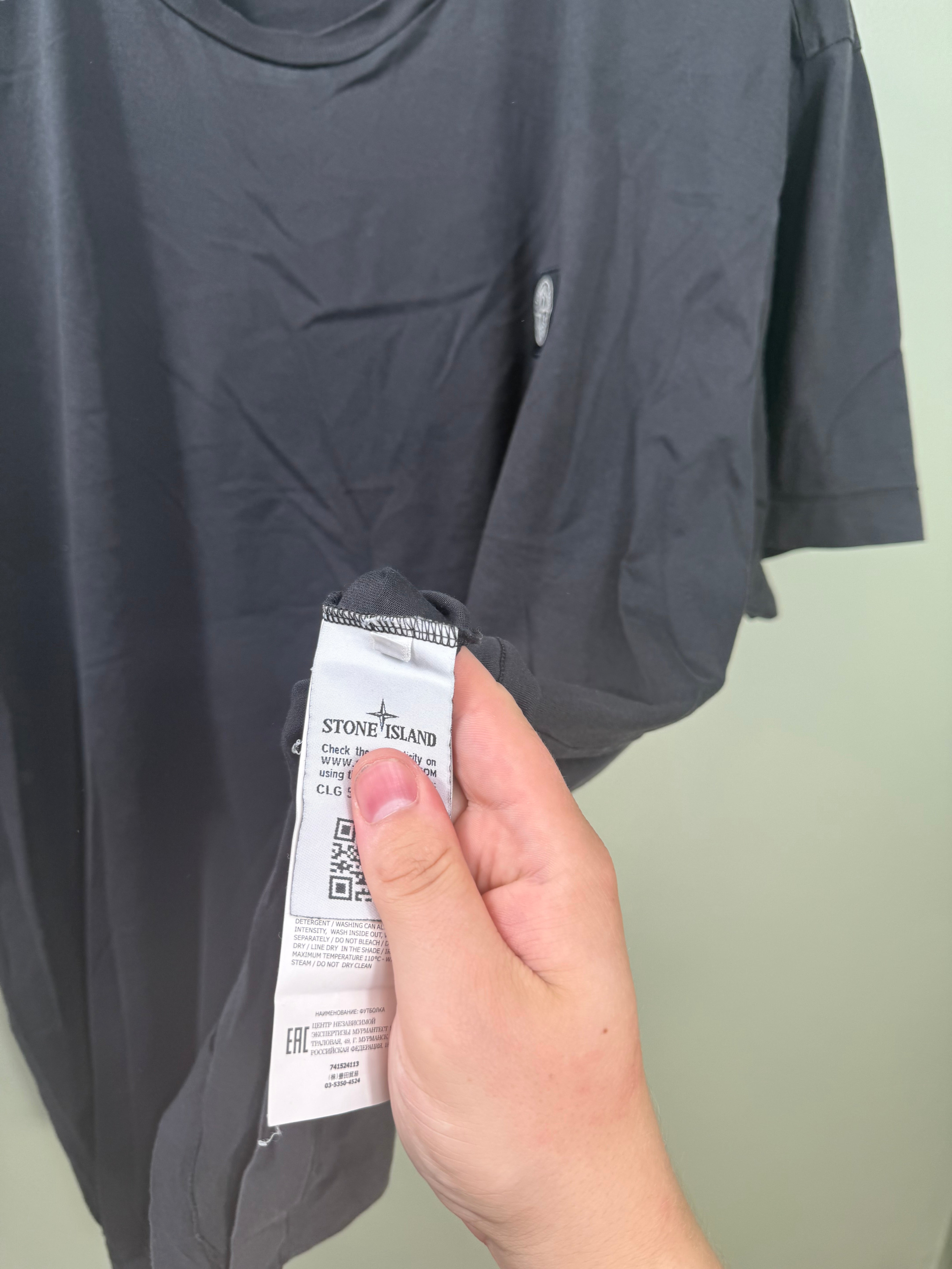Stone Island Black T-Shirt