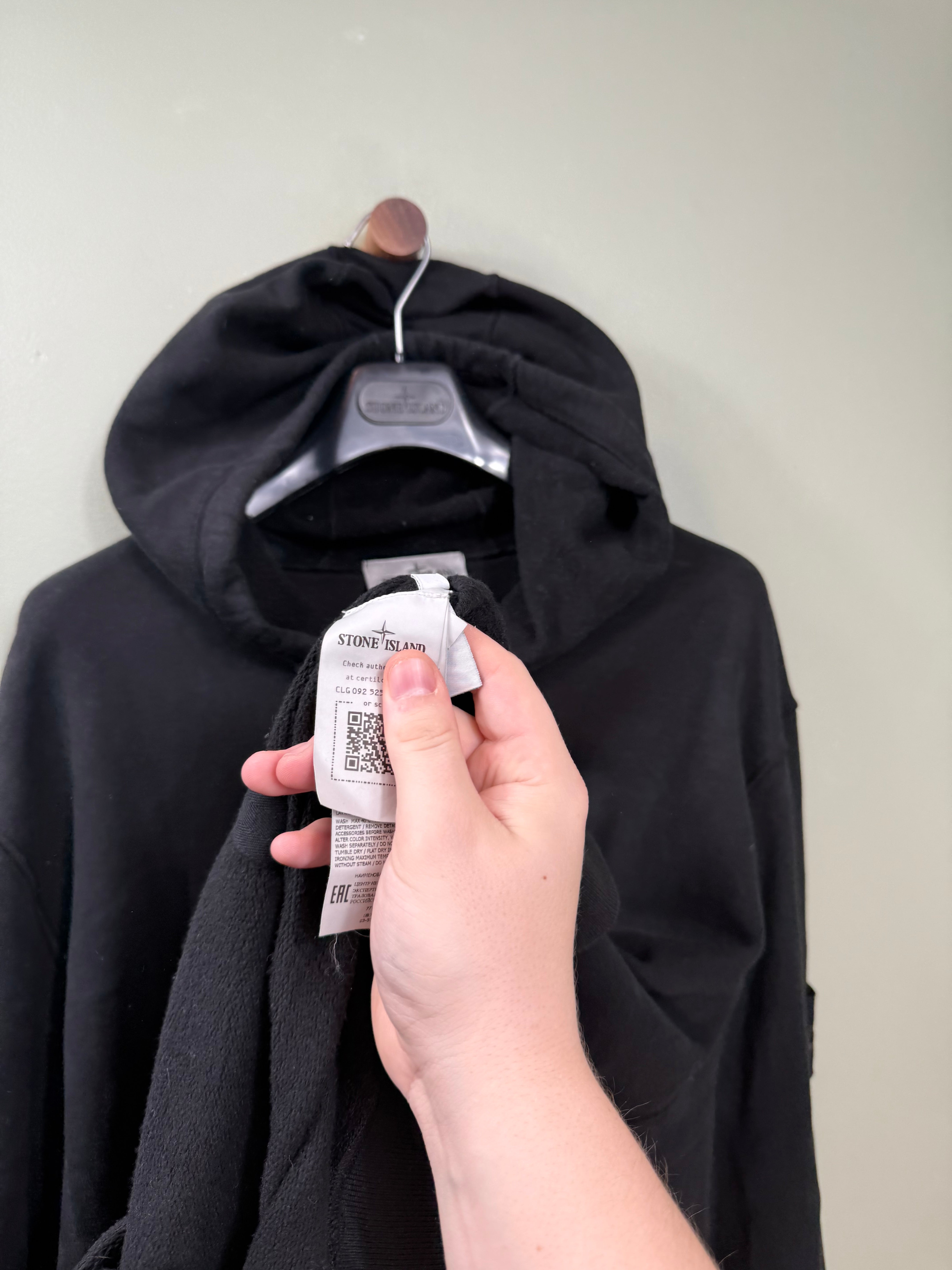 Stone Island Black Hoodie