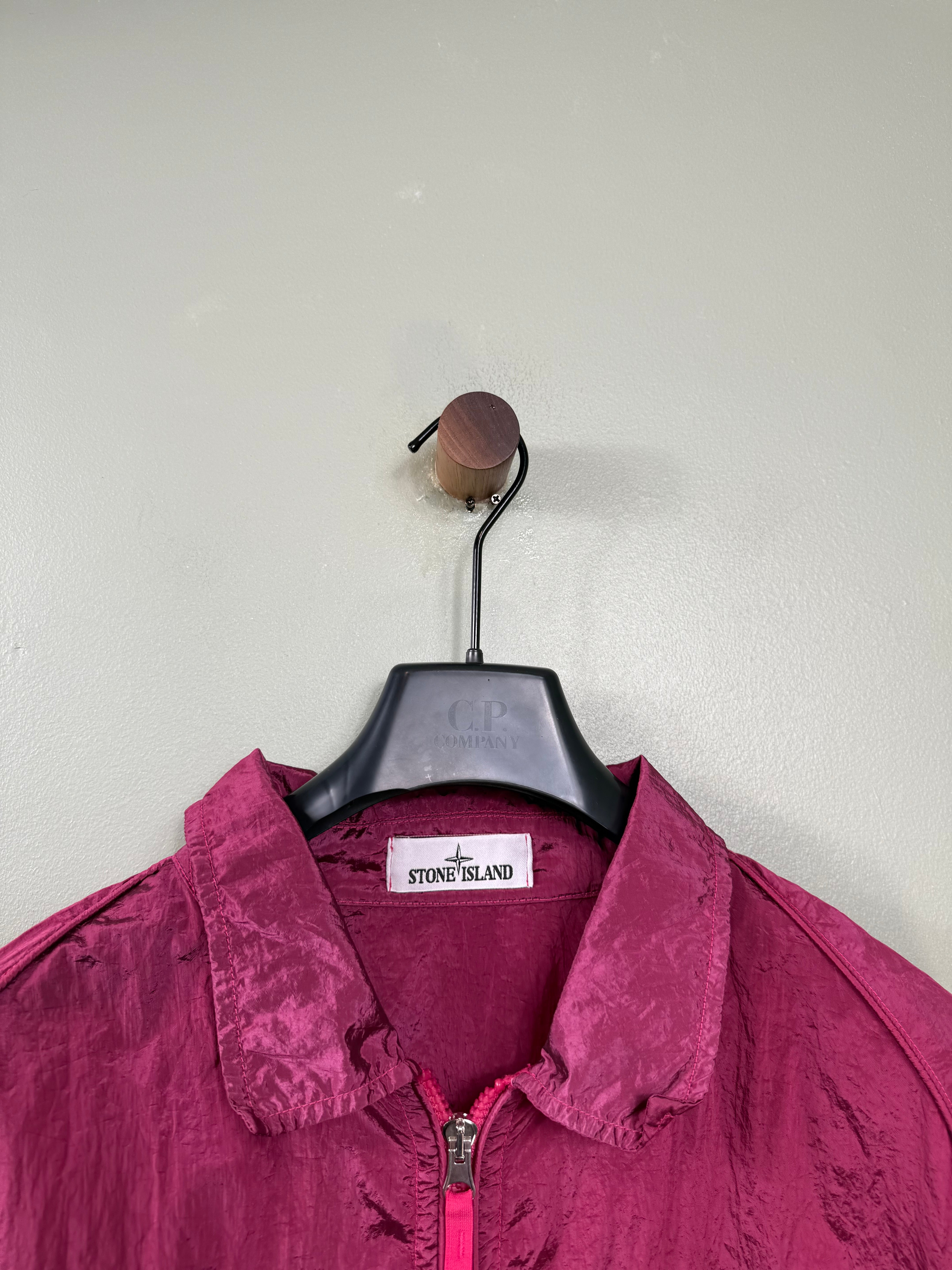 Stone Island Pink Nylon Metal Overshirt