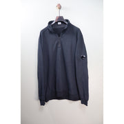 C.P. Company Black 1/4 Zip Jumper