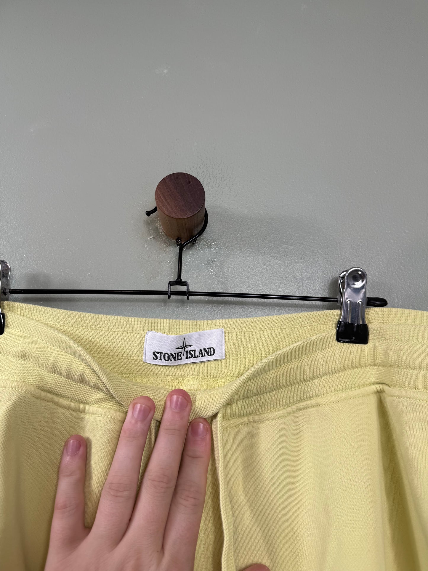 Stone Island Yellow Shorts