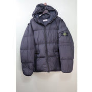 Stone Island Black Crinkle Reps Down Gilet