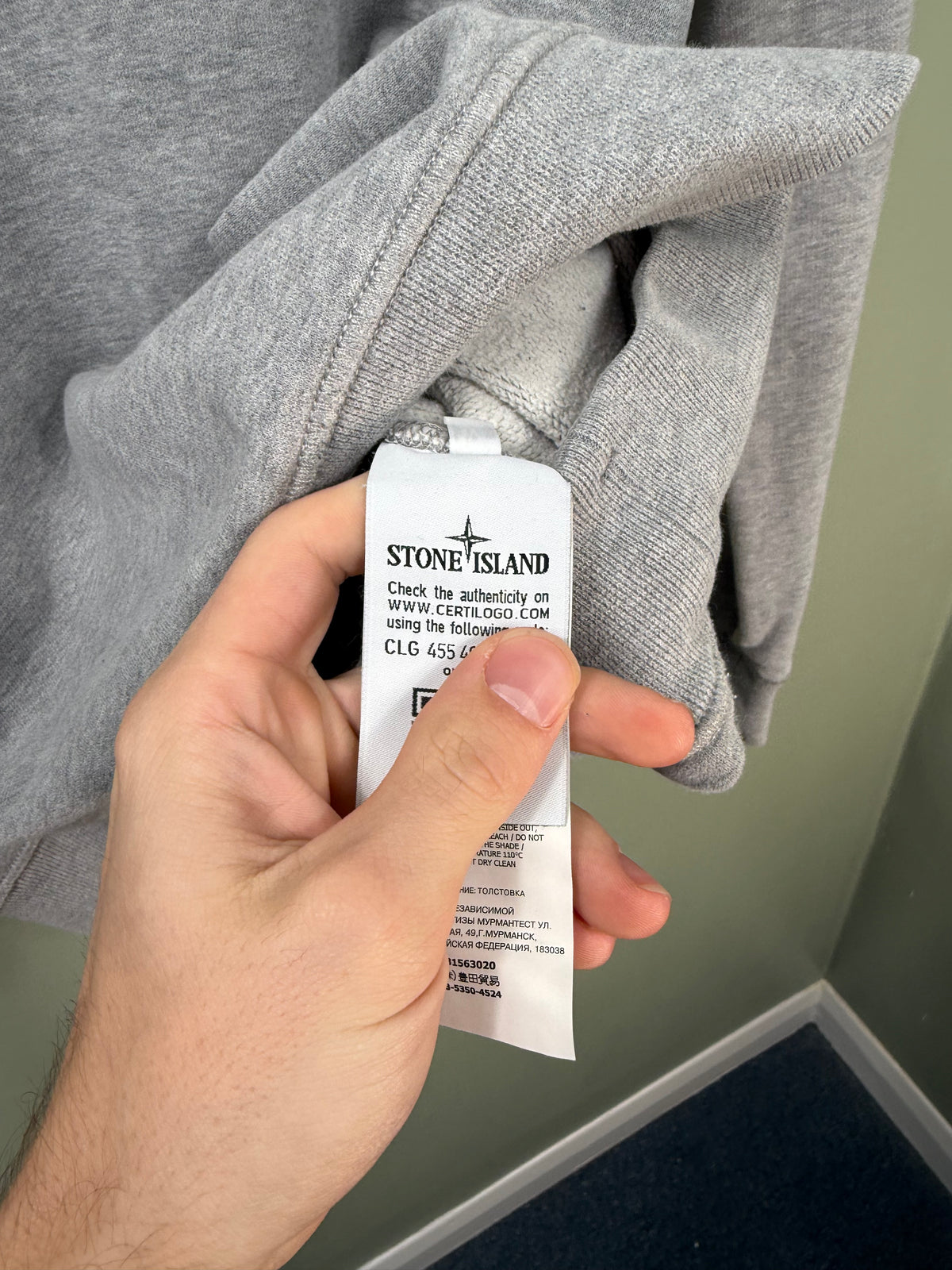 Stone Island Grey Jumper