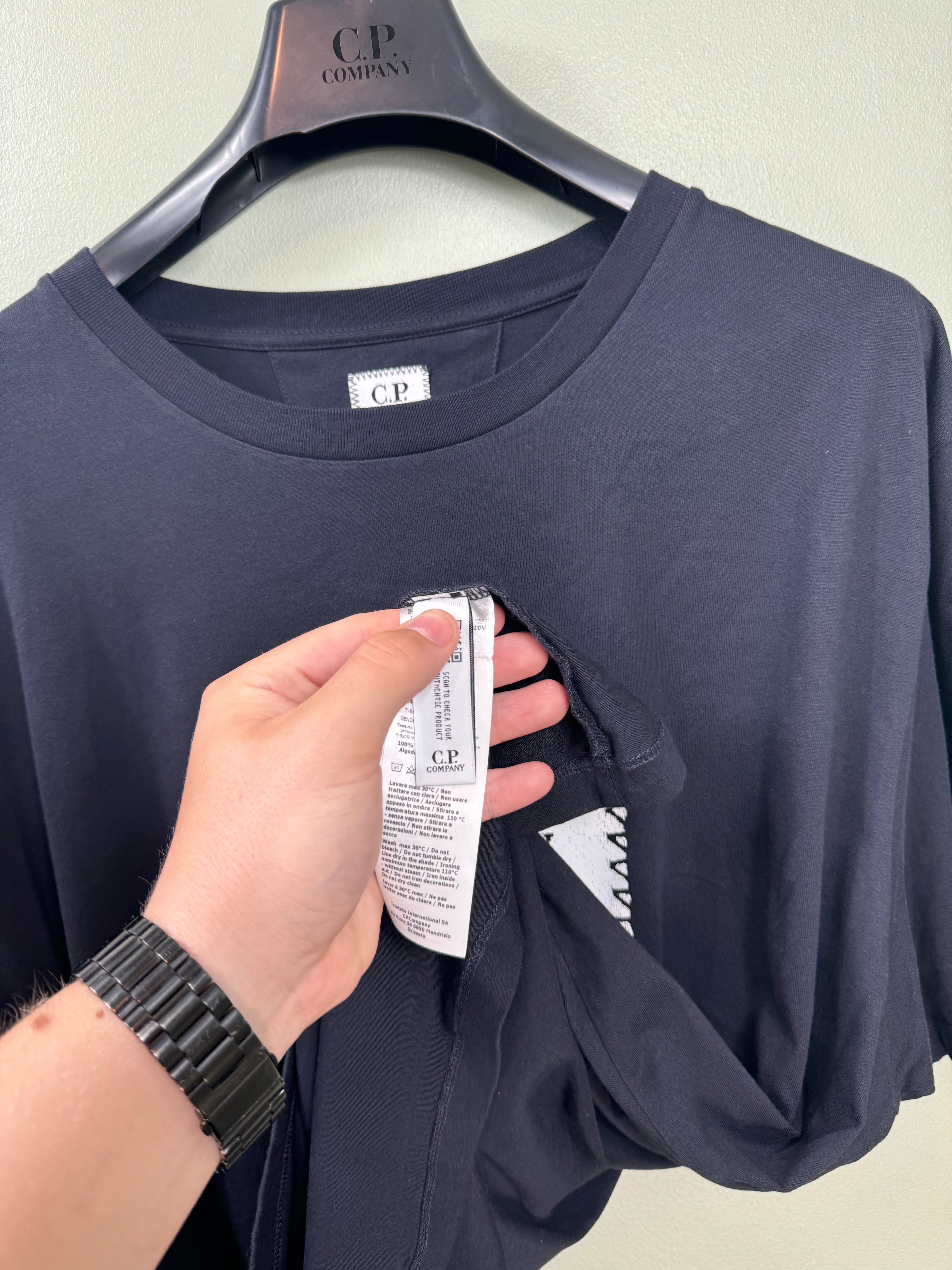 CP Company Black Tee