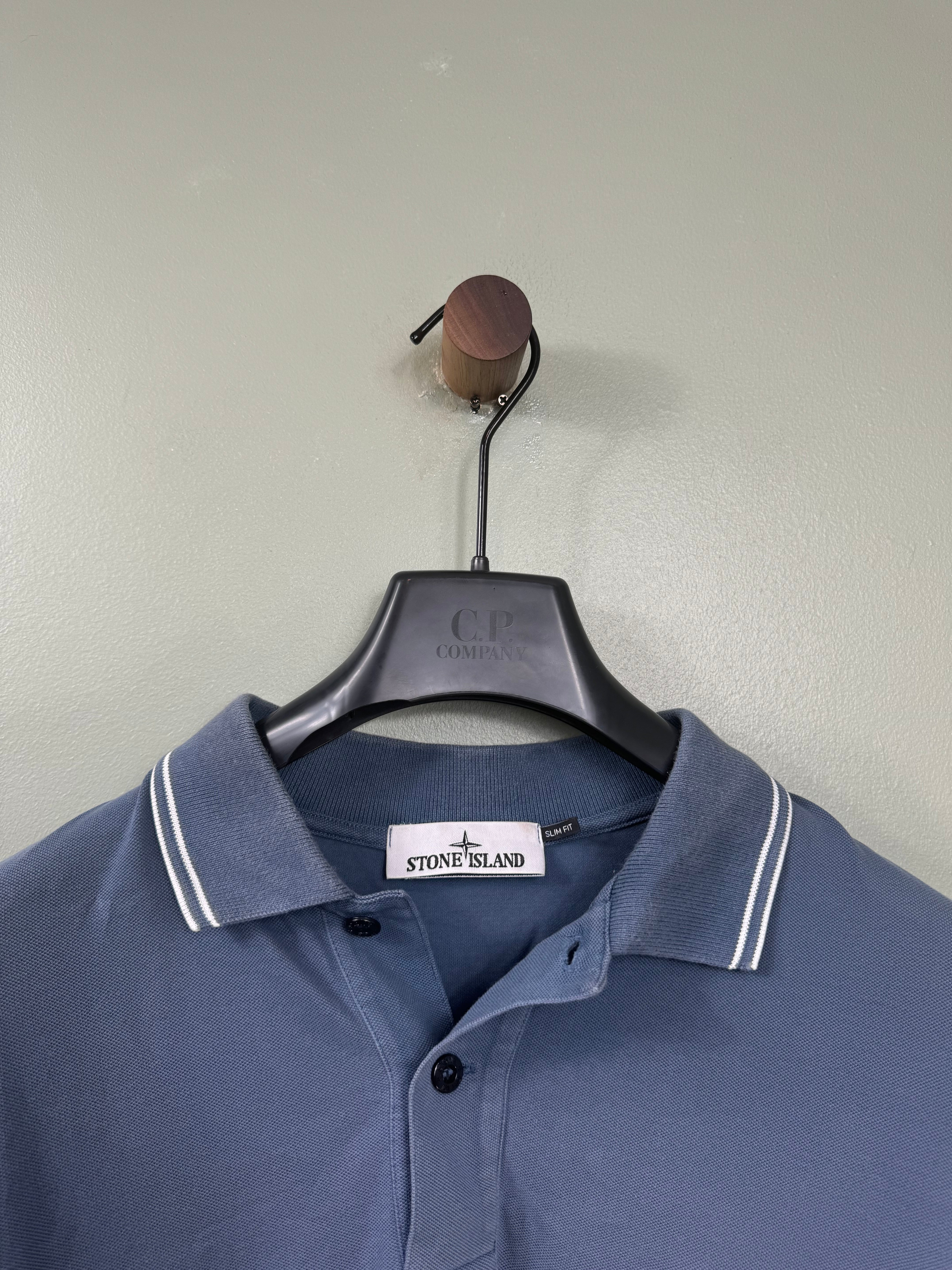 Stone Island Blue Polo