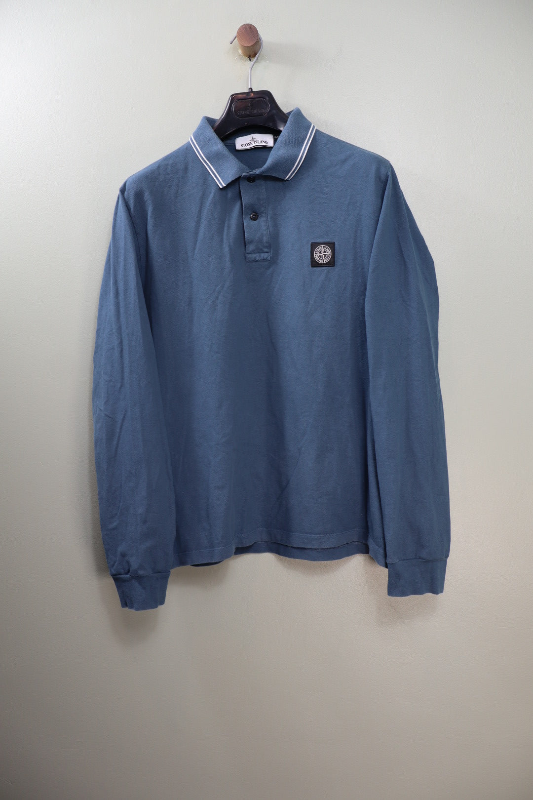 Stone Island Blue Polo Shirt