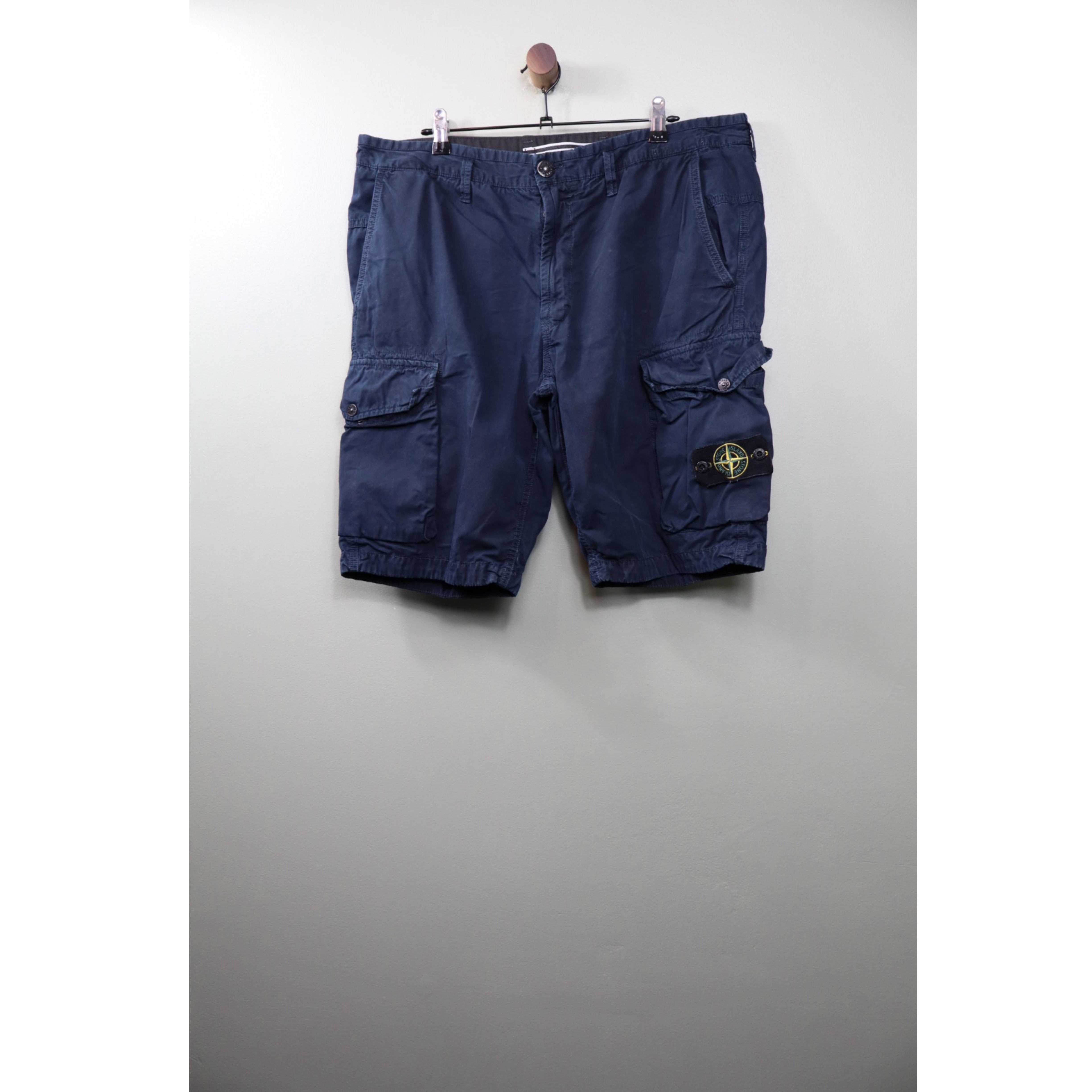 Stone Island Navy SL Cargo Shorts