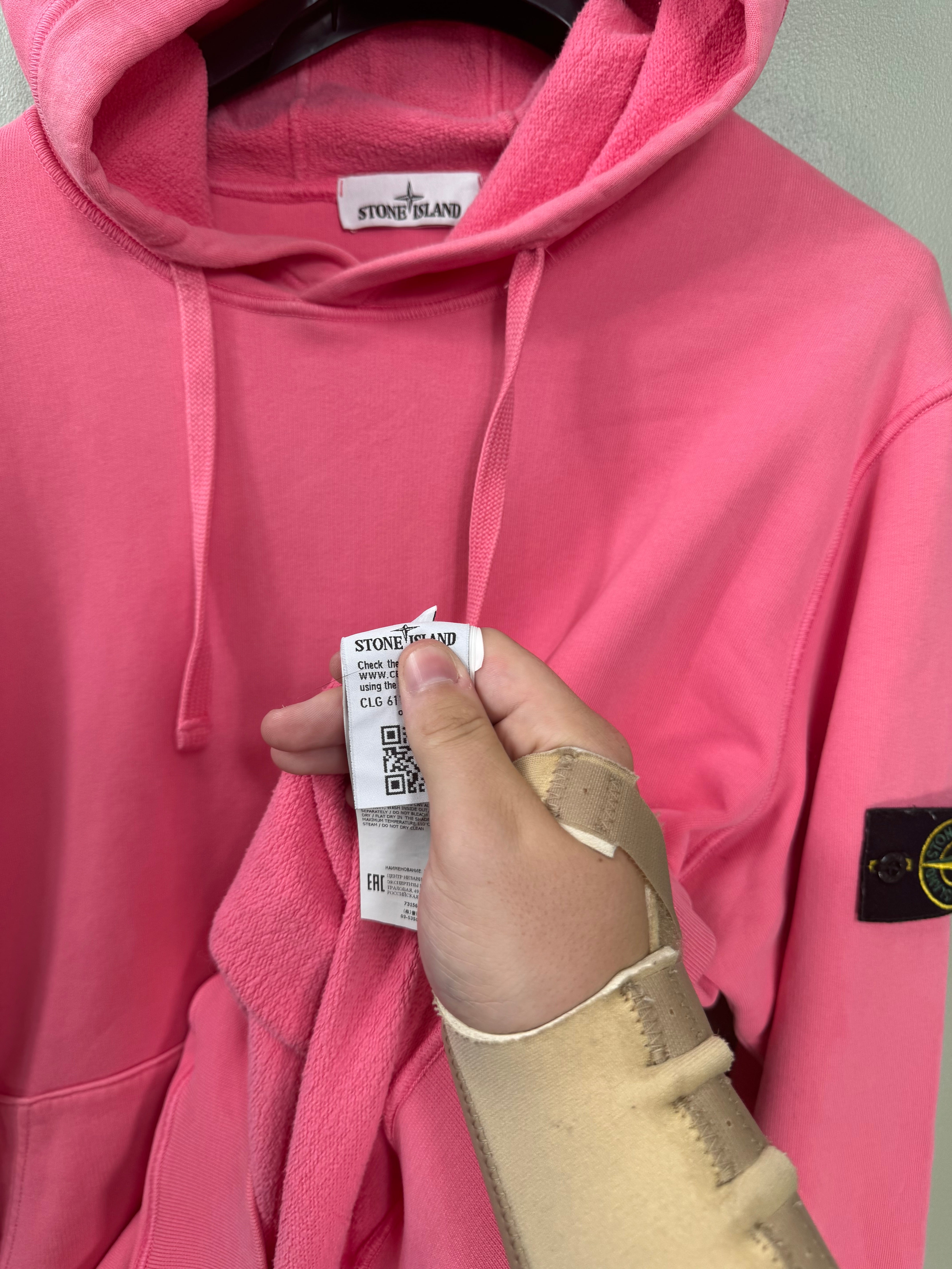 Stone Island Pink Hoodie
