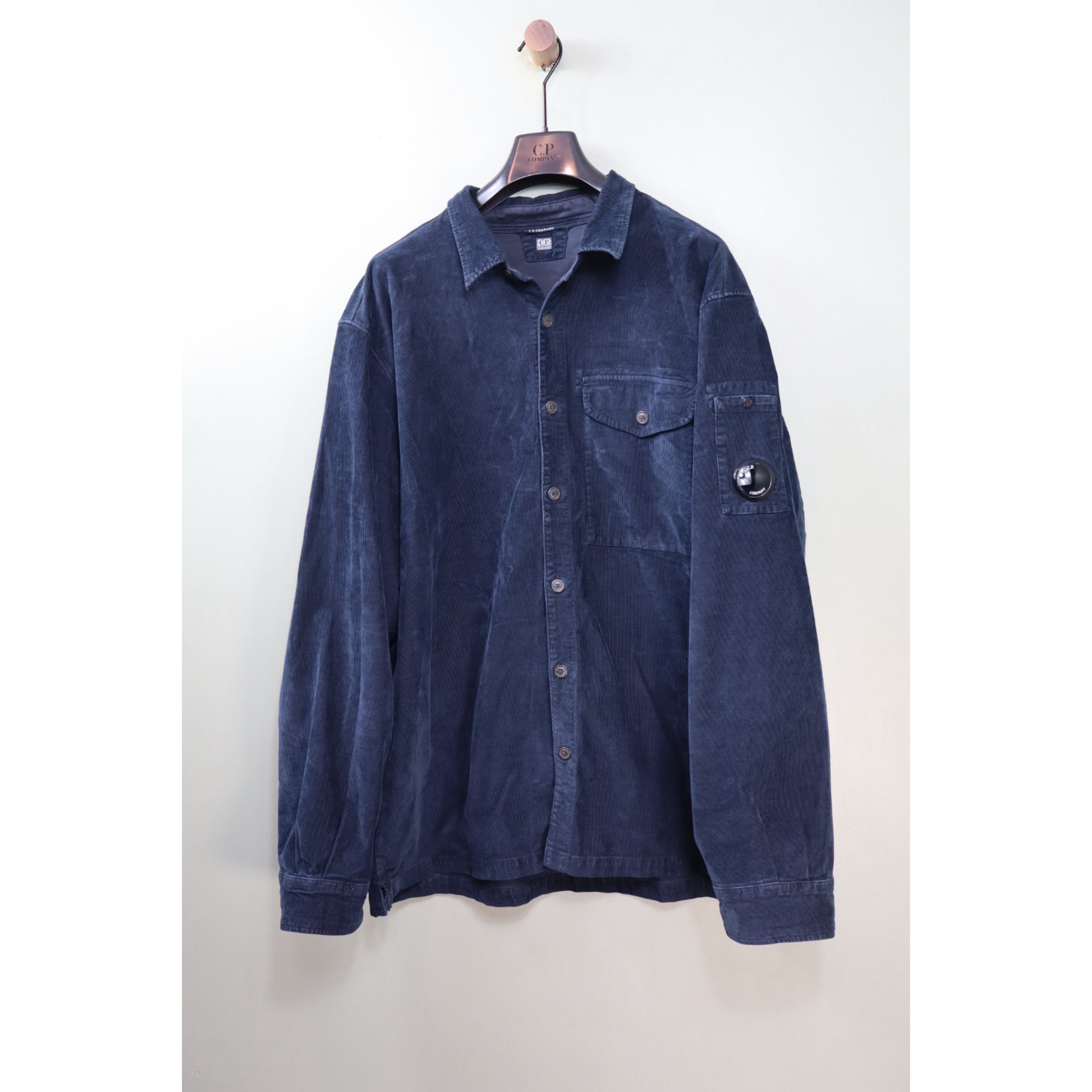 C.P. Company Navy Needle Cord Overshirt